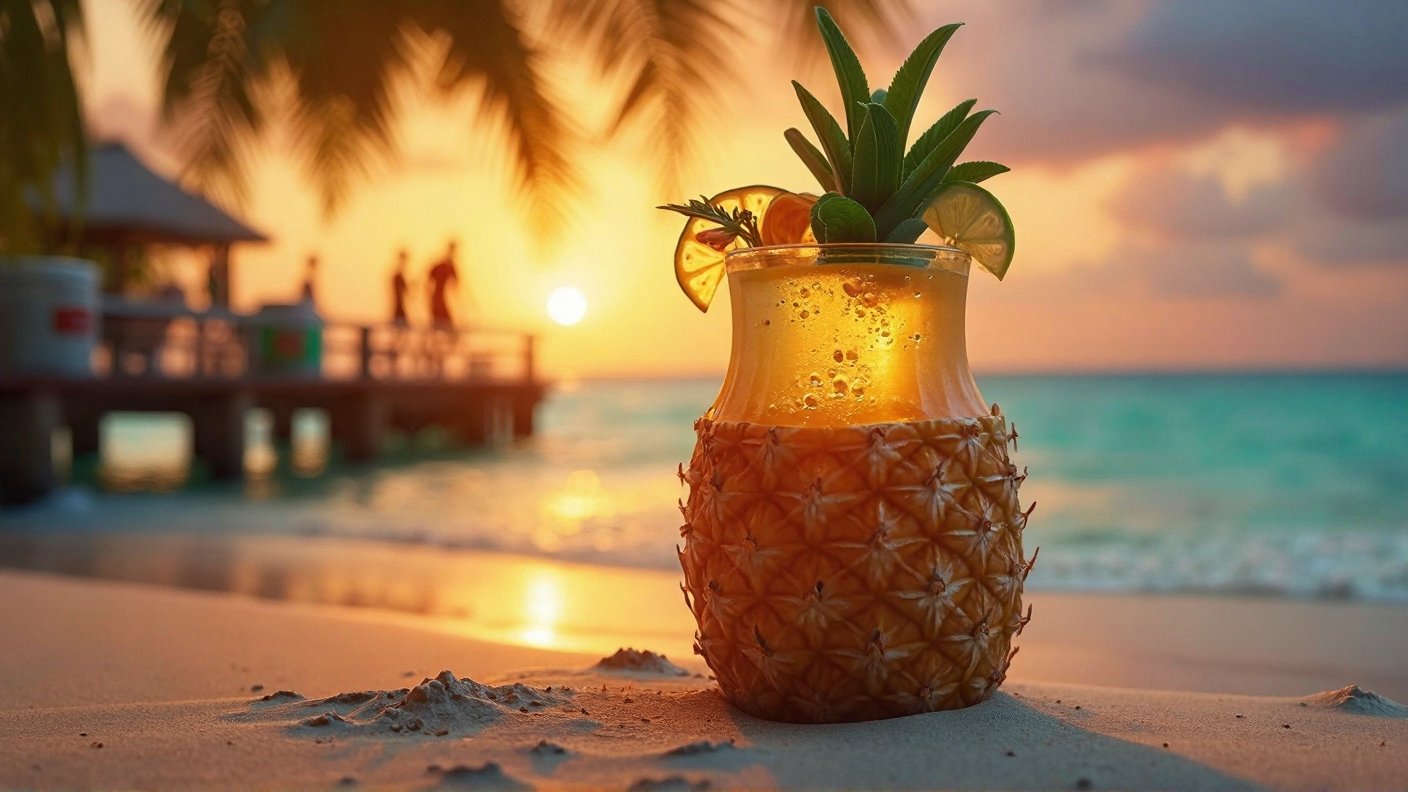 Docks, coolers & flip-flops Candle