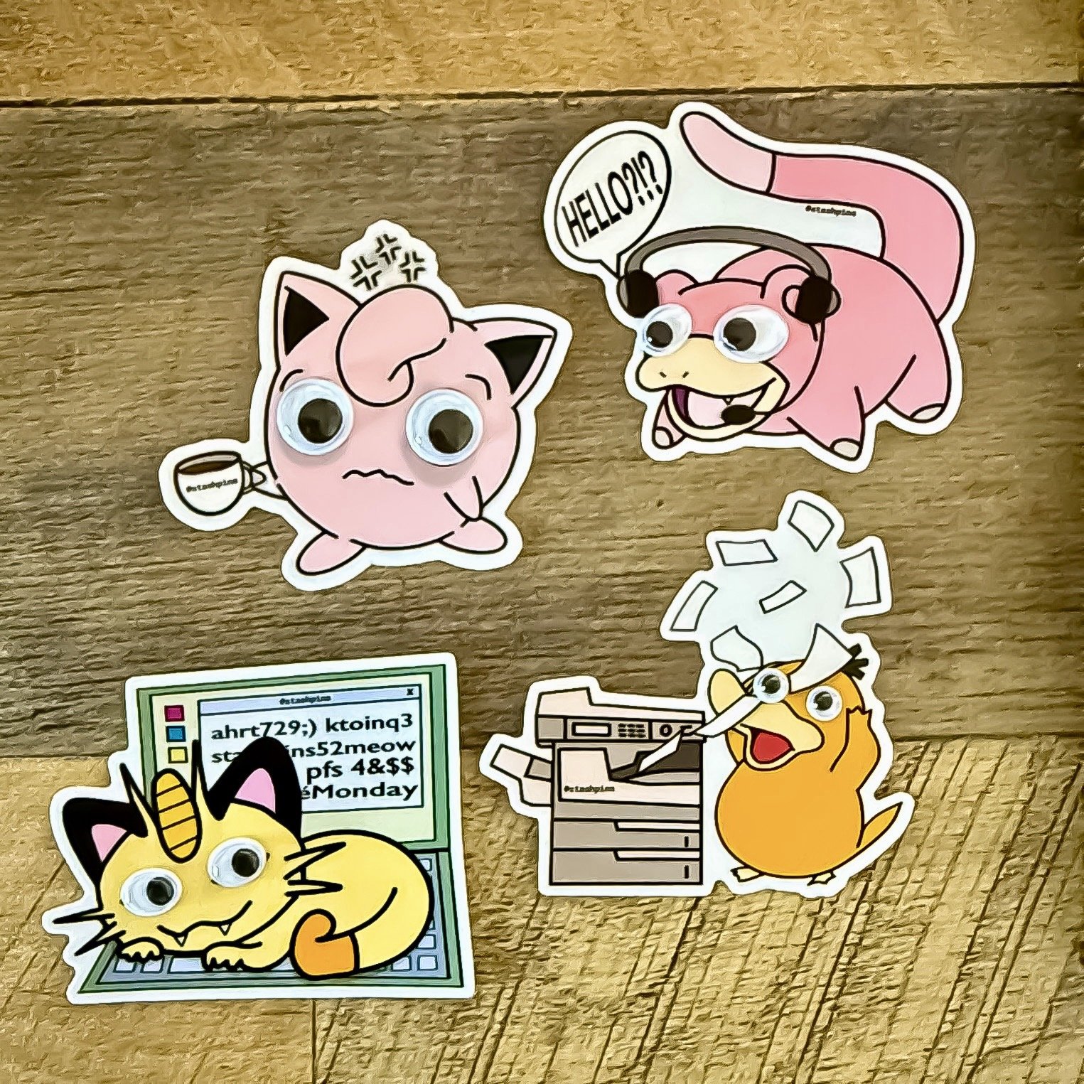Stickers // PokeMonday