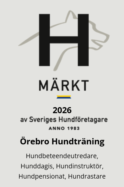 örebro hundträning h-märke sveriges hundföretagare