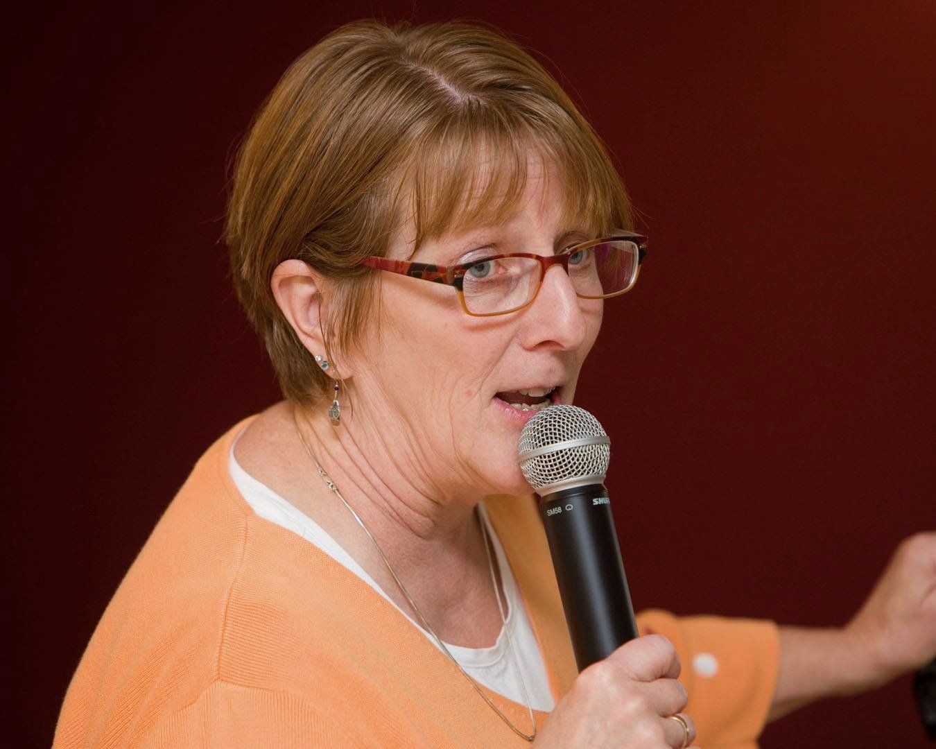 Sue Hulsether of New Day Hoedown.