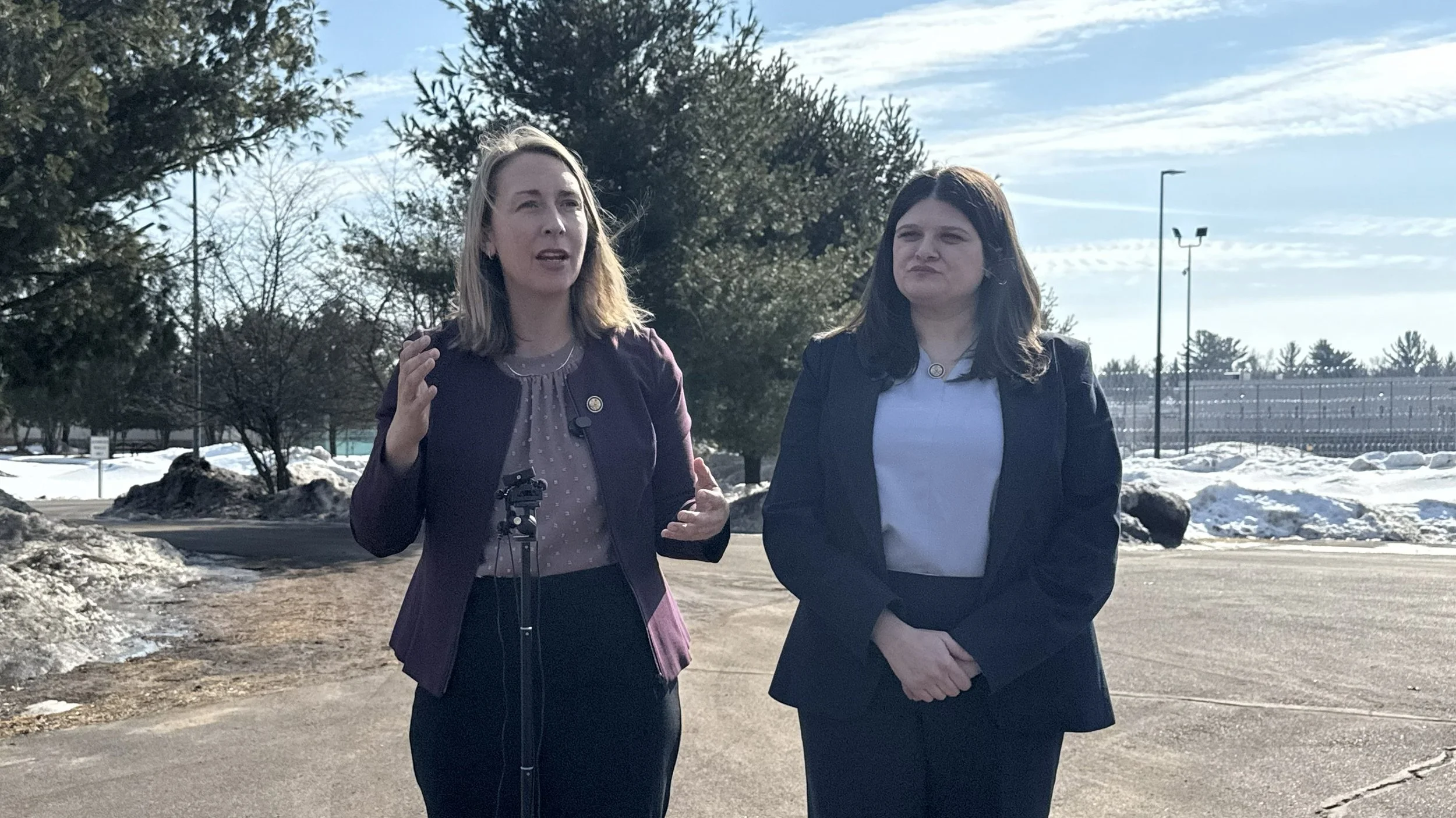Reps. Haley Stevens &amp; Hillary Scholten Visit ICE Detention Facility in Lake County, Michigan