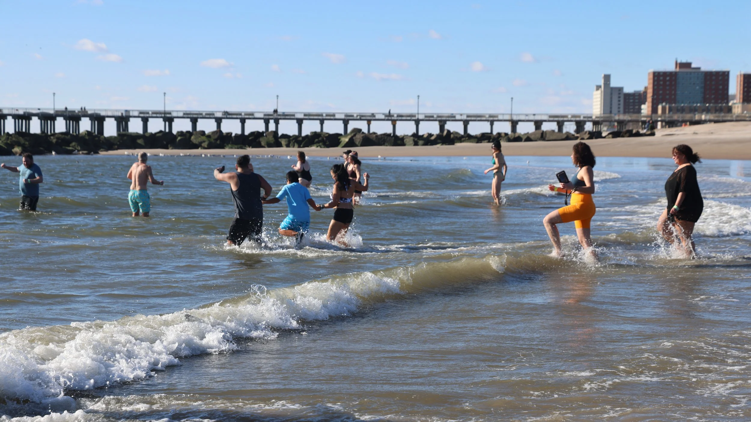 New Year’s Day Plunge into Atlantic Ocean Held in NYC