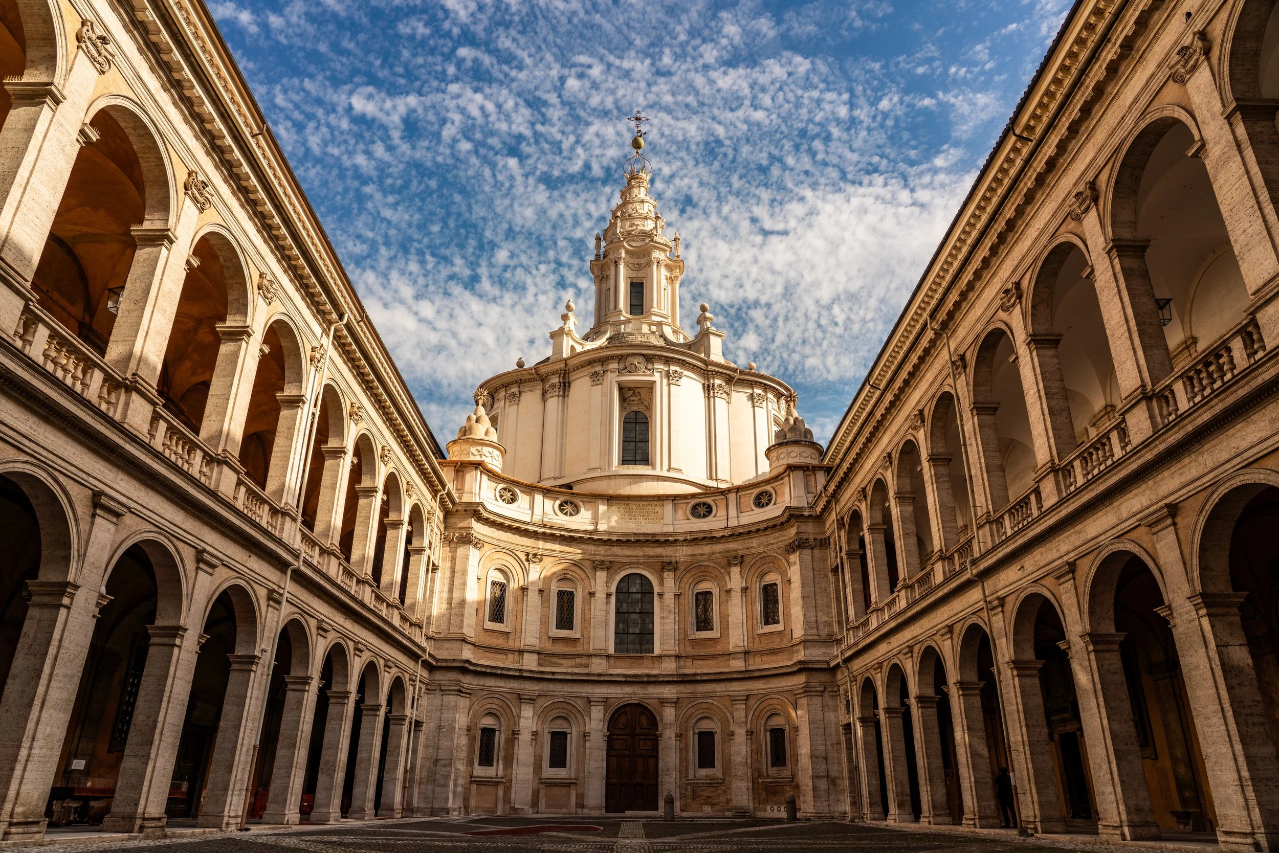 Art Architecture Sant_Ivo alla Sapienza Rome Italy
