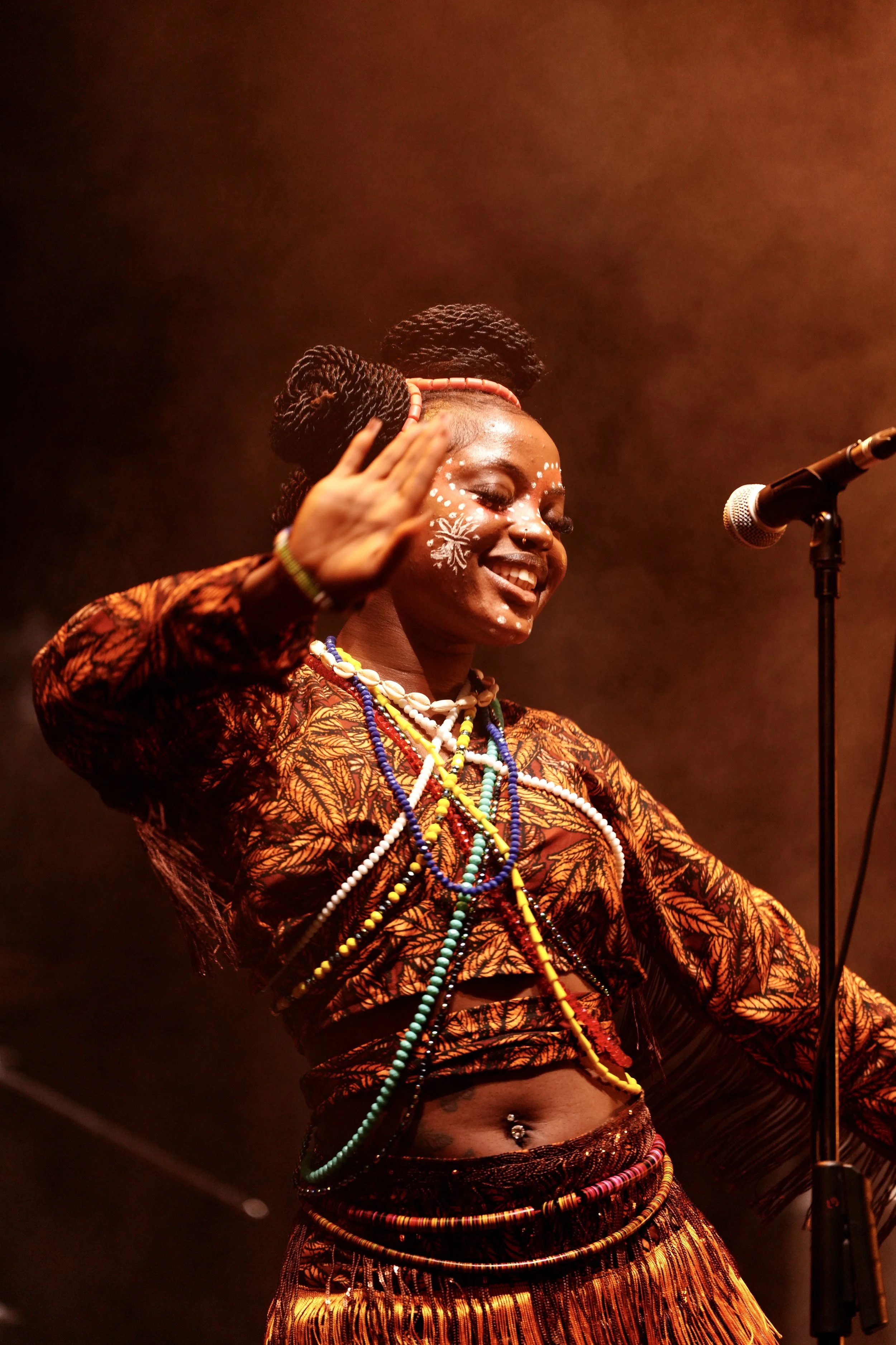 Portrait Female Singer Band Music
