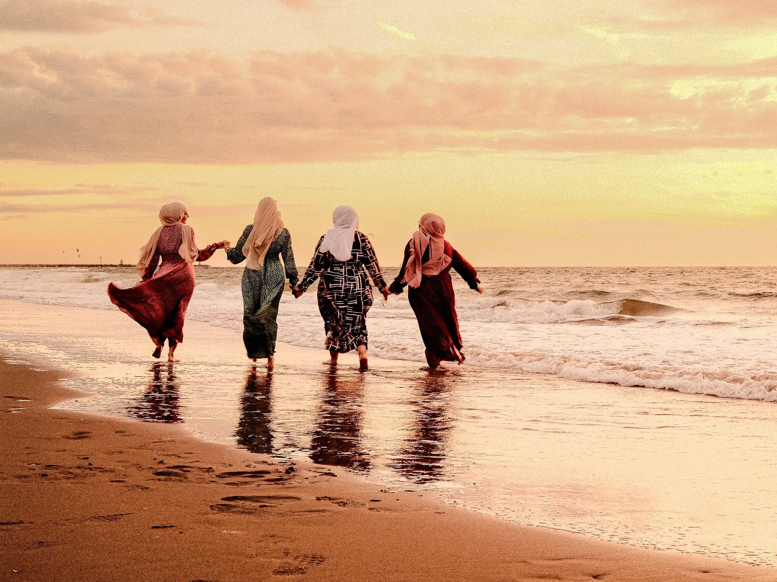 SL_Four Friends at the North Sea Coast.JPG