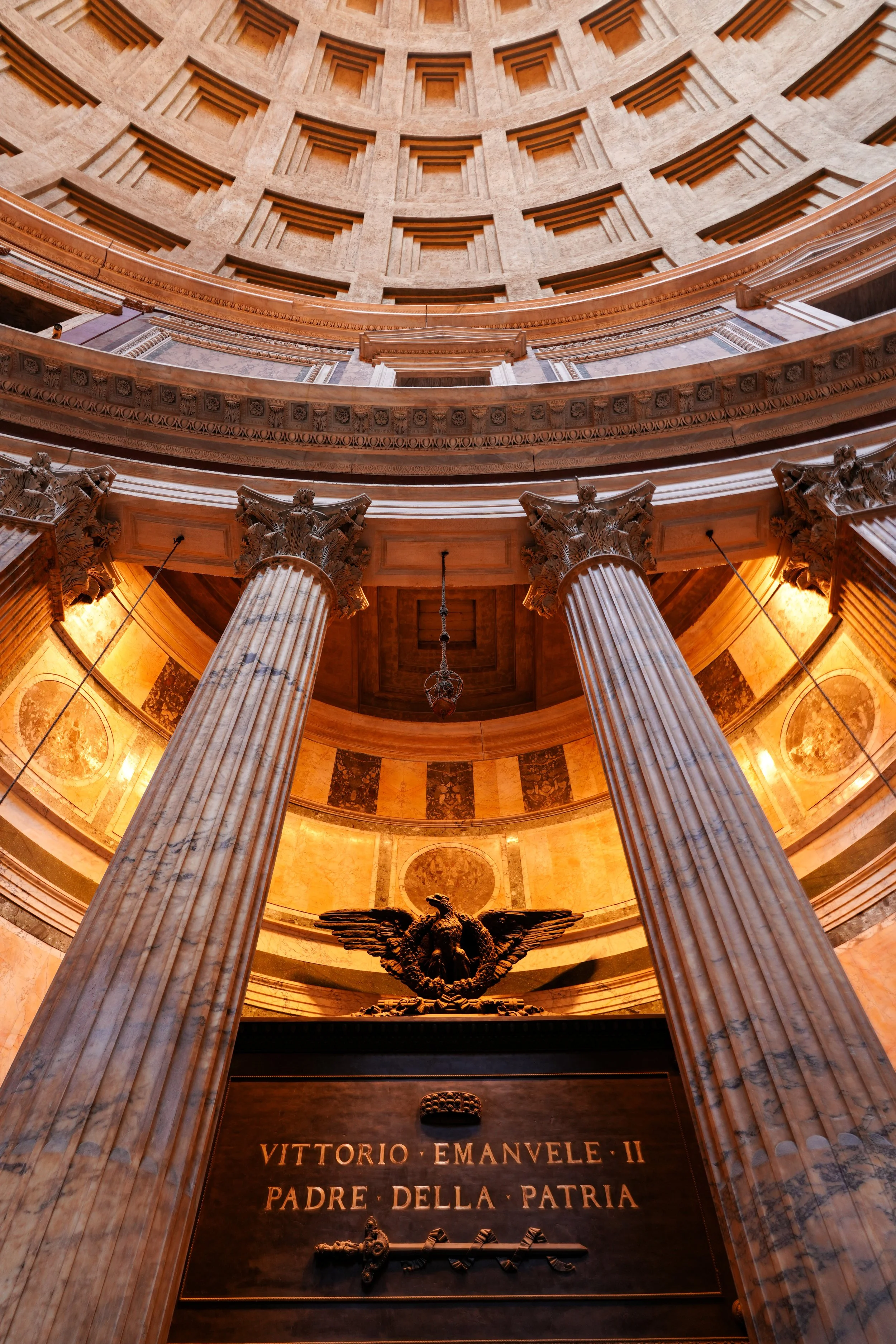Church Interior Pantheon Rome Italy
