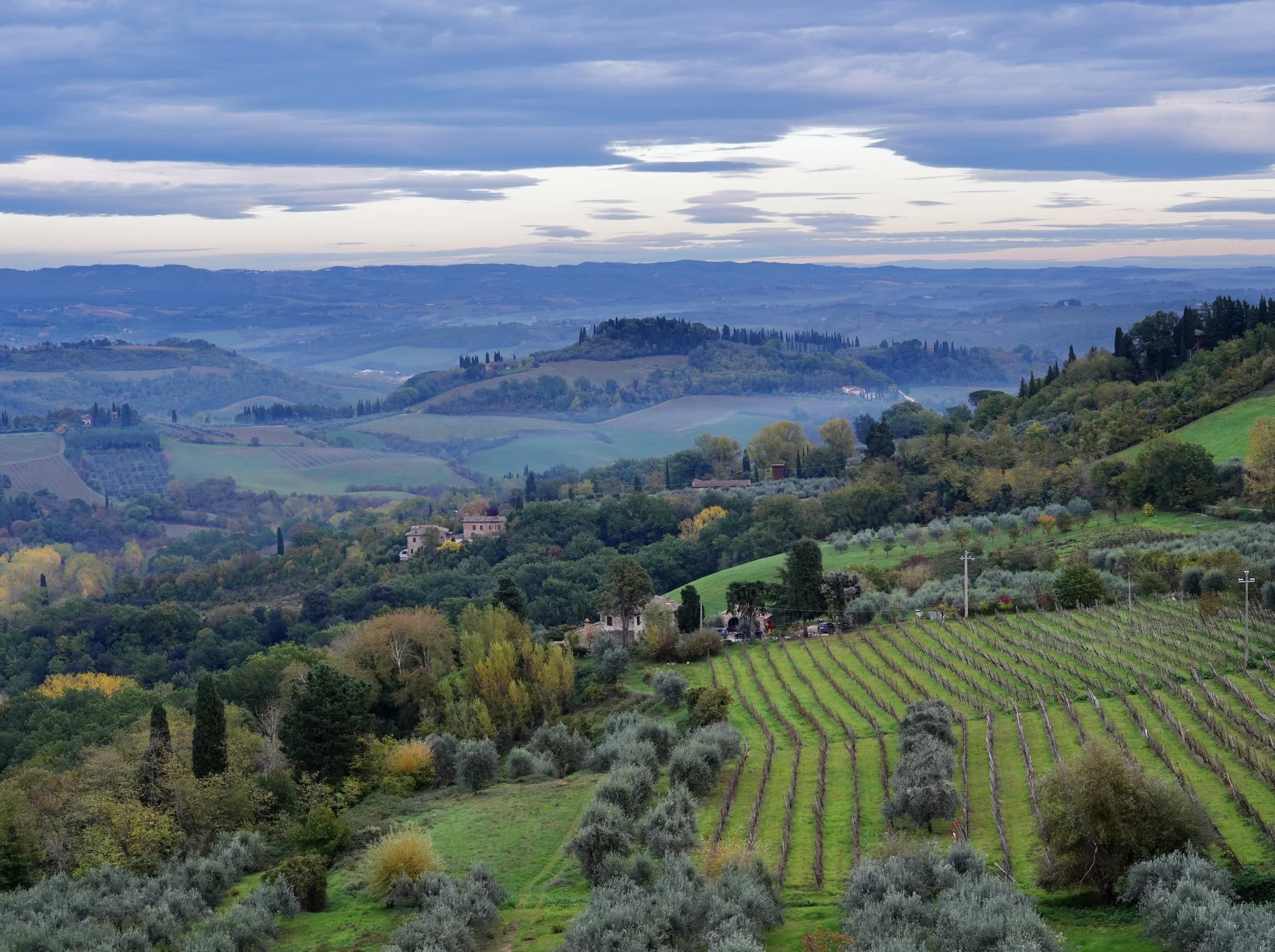 Tuscany Italy landscape around San Gimignano.JPG