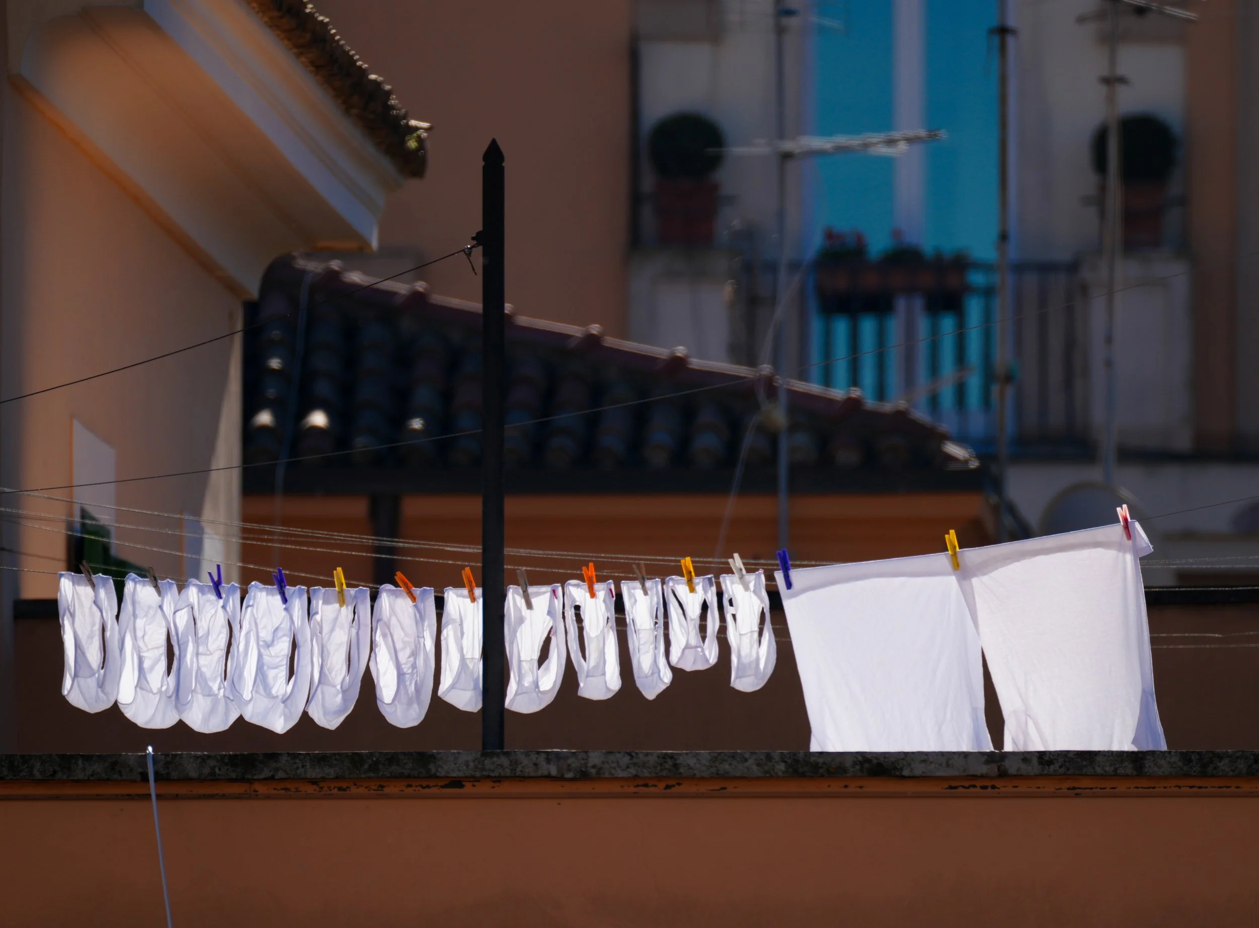 Street Scene Underwear Sun Clothesline.JPG