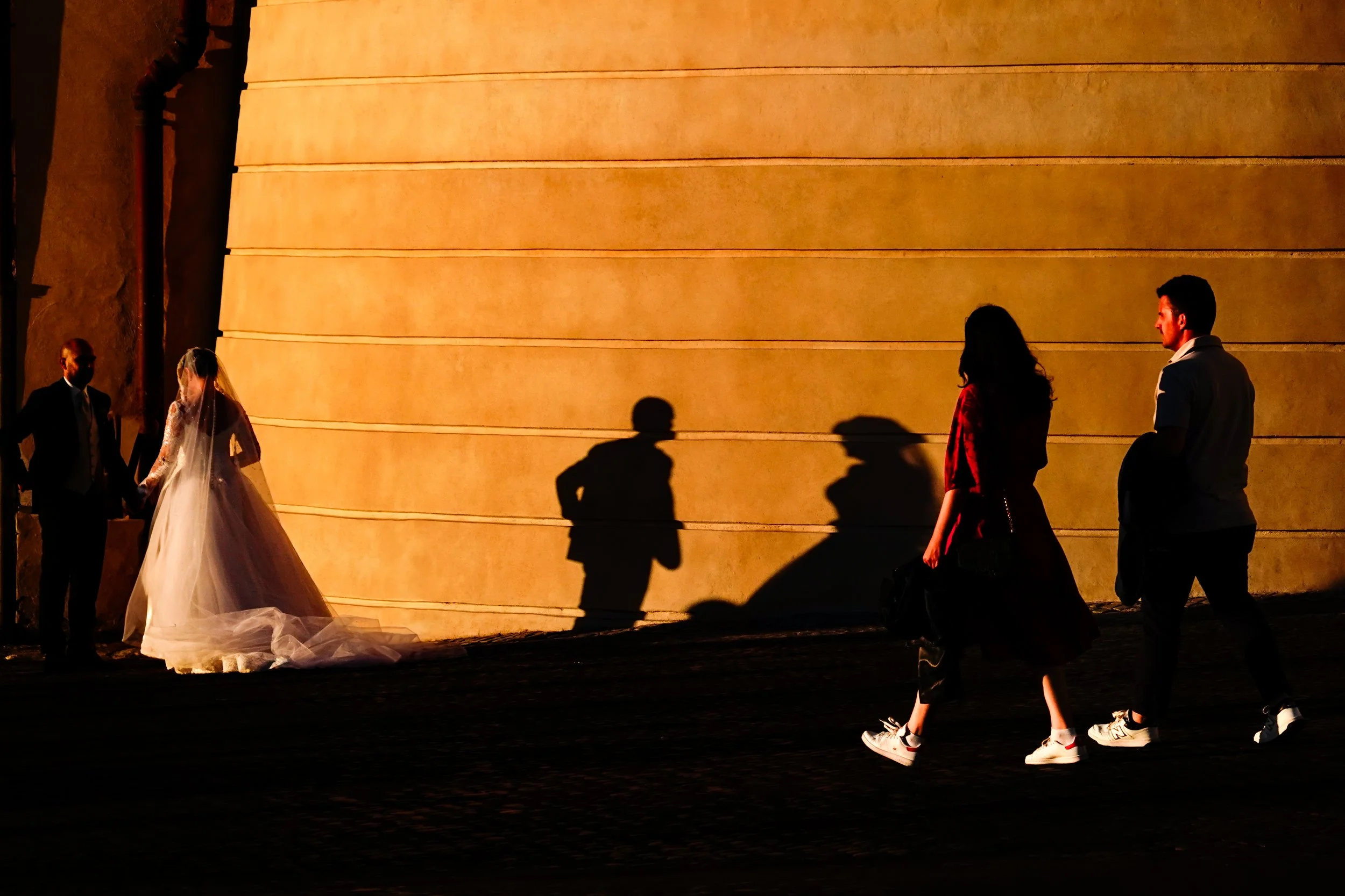 Street Sunset Rome Married Couple Sneakers
