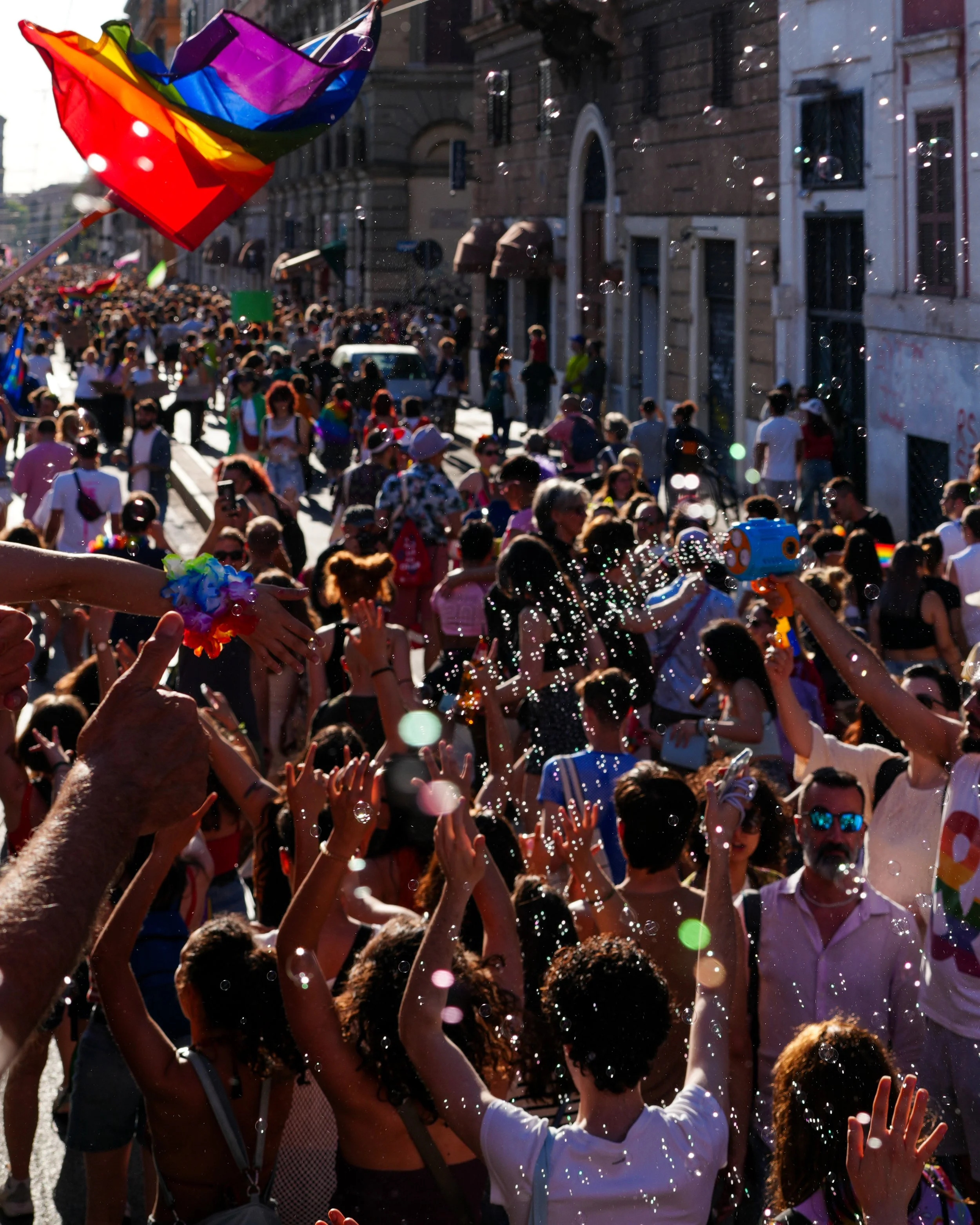 Street Scene PRIDE Rome Italy
