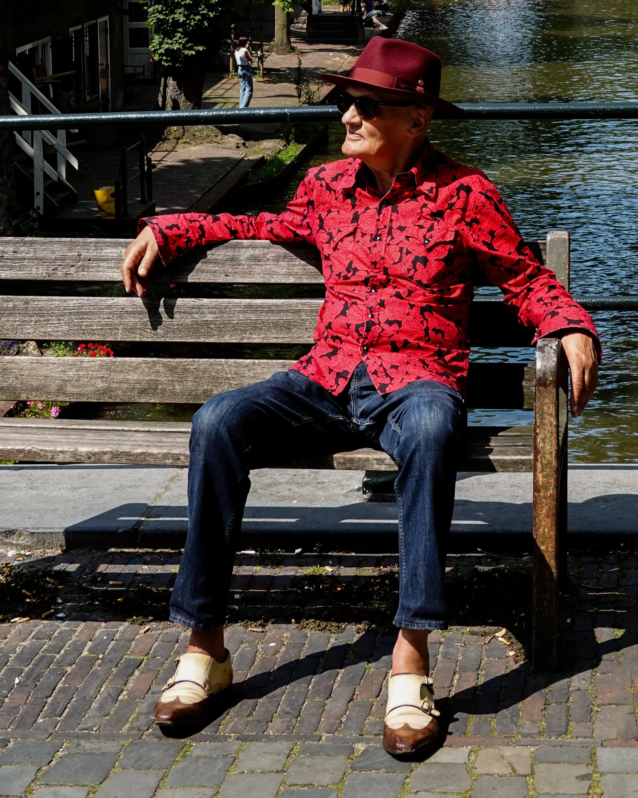 Portrait Street Man Utrecht Netherlands
