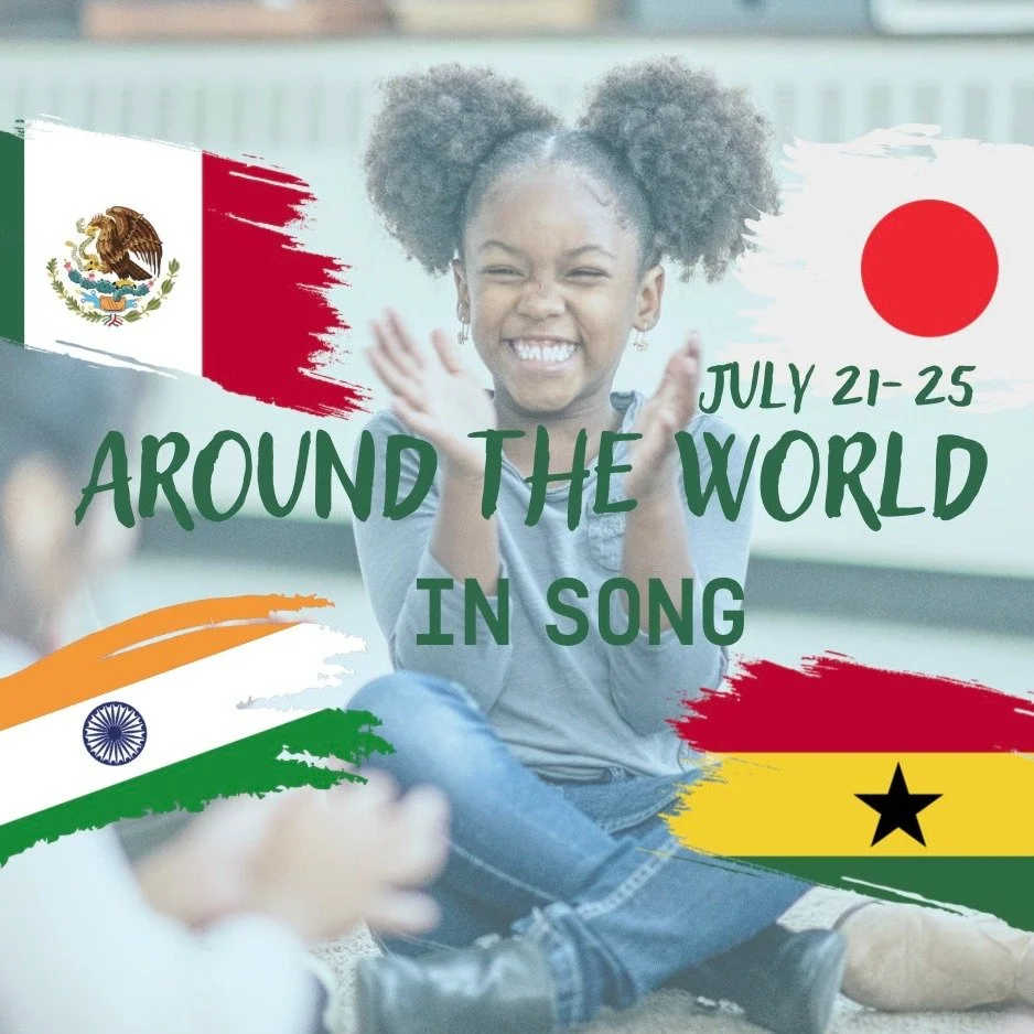 Summer camp spotlight: Around the World in Song Piano Camp (for ages 8+)

July 21-25, 9am-12pm

🌍🎶 Embark on a global musical adventure with our Around the World in Song Piano Camp!

Travel through melodies from every corner of the world, discover 