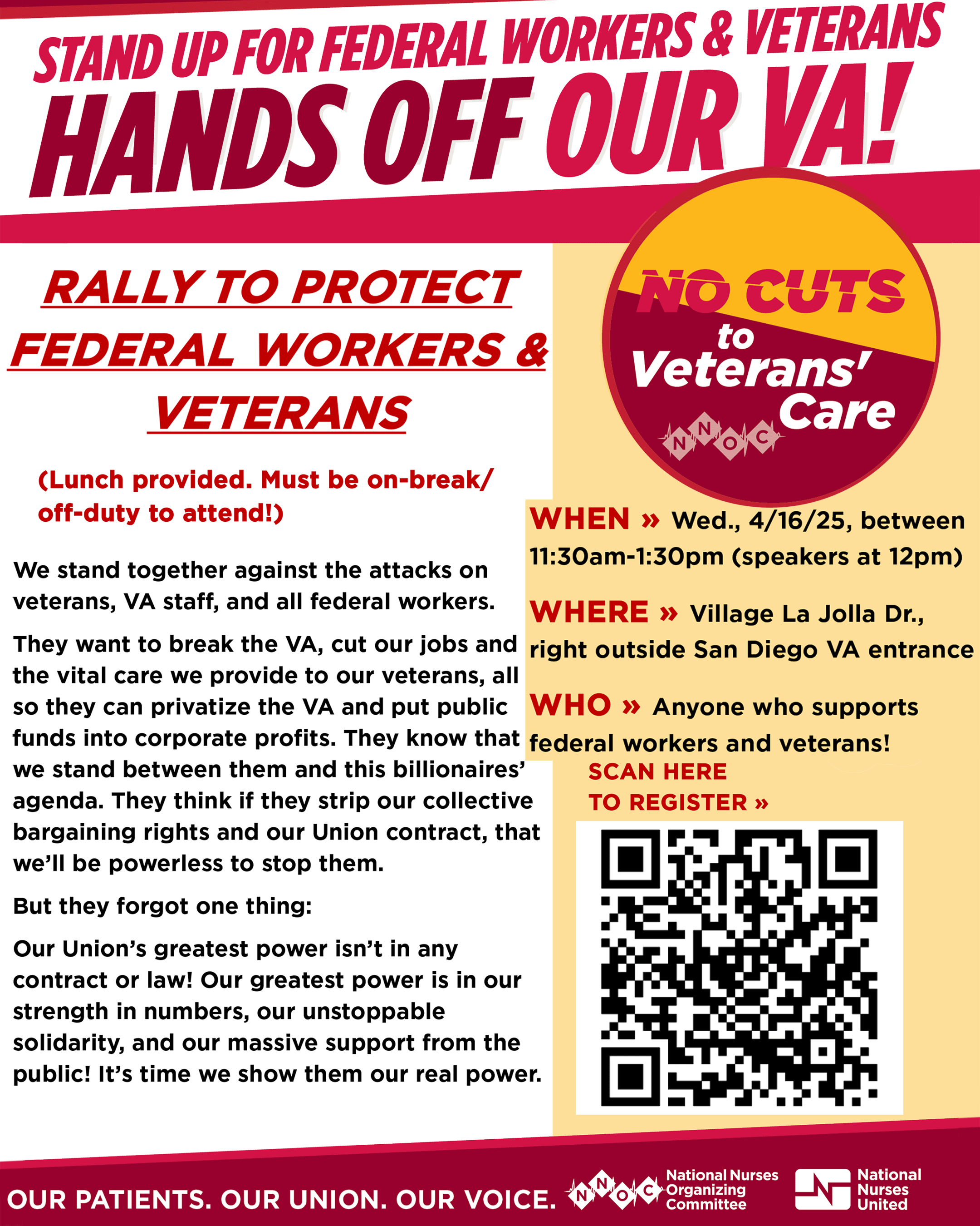Rally to Protect Federal Workers & Veterans!