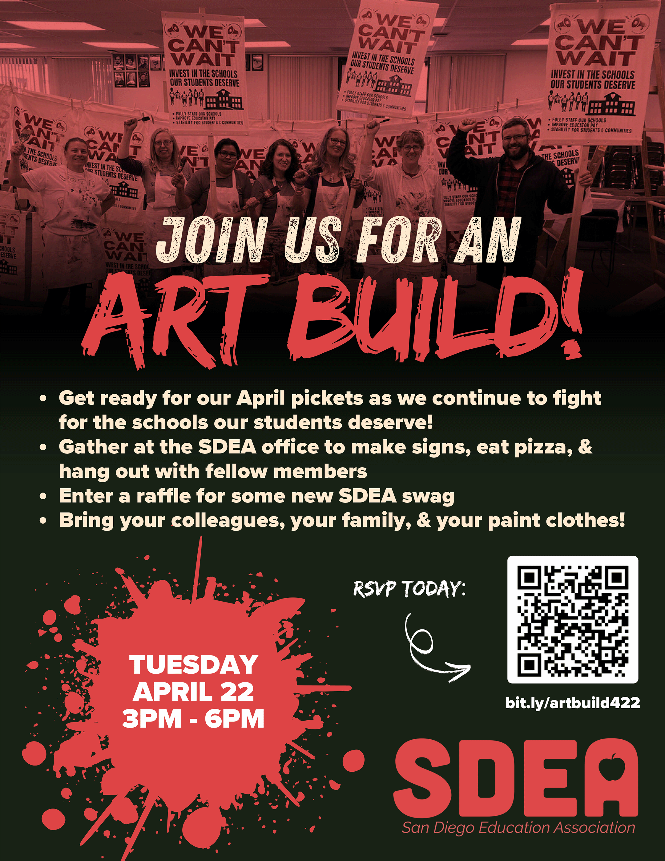 Art Build With SDEA Teachers!