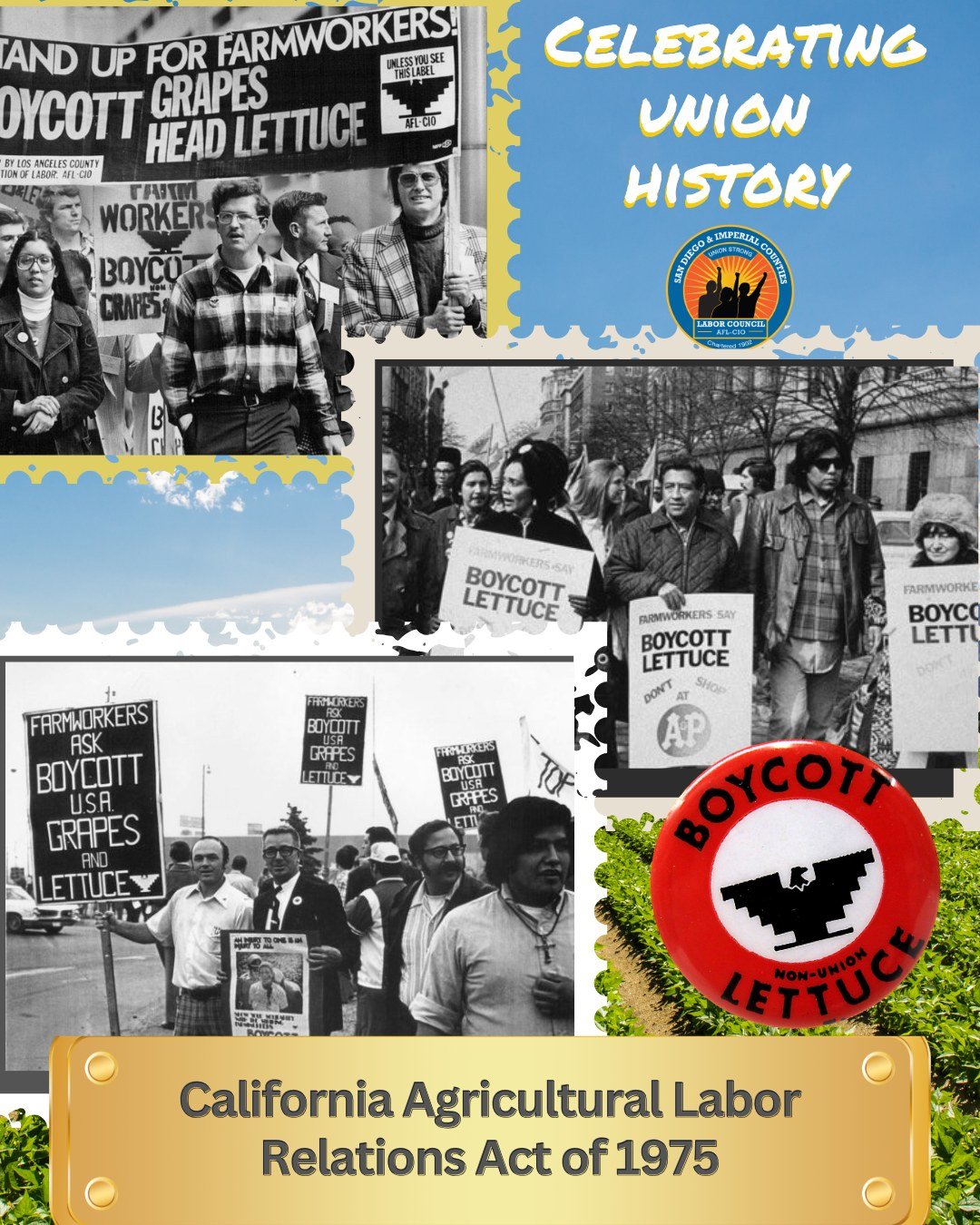 In the 1930s, as workers began rising up in huge numbers, President Roosevelt and Congress worked to pass collective bargaining rights and worker protections into law. But in order to win votes from states with major farming operations, they left agr