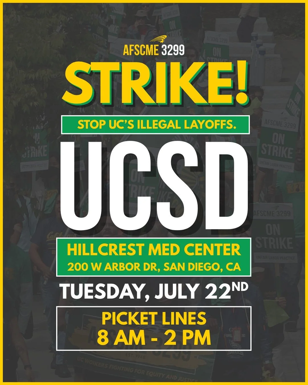 UCSD STRIKE w AFSCME 3299