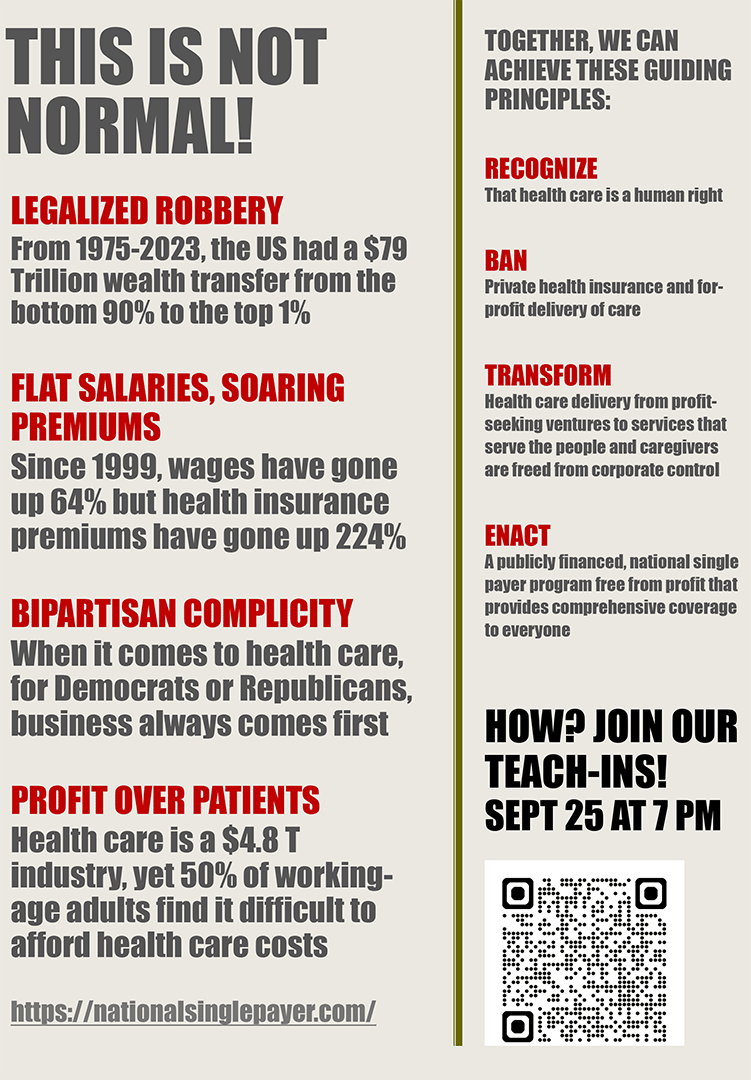 National Single Payer Teach-In