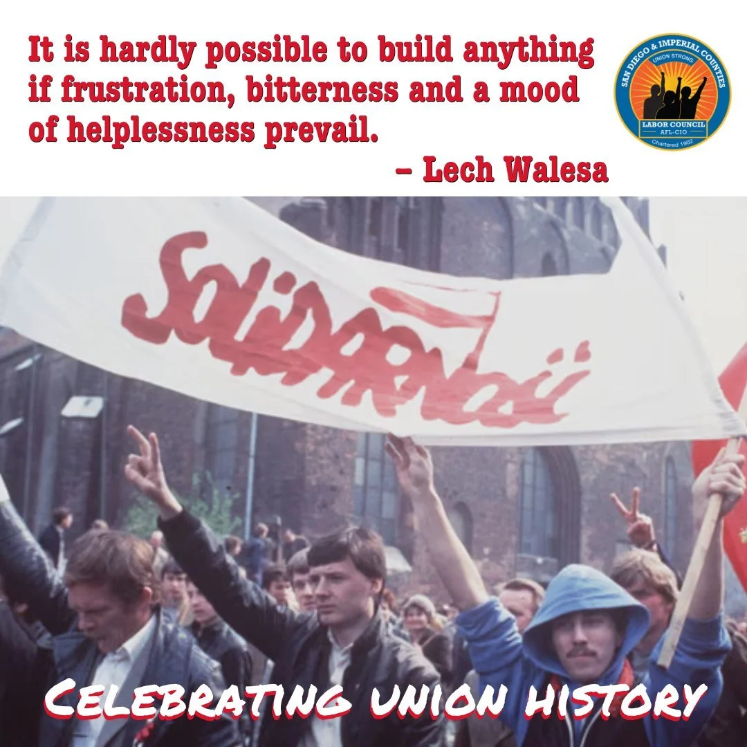 Poland was under Soviet rule when Lech Walesa began work as an electrician at the Lenin Shipyard in Gdansk in 1967. Unions were banned, the government controlled working conditions and wages, and workers had little freedom.

Through the 1970s, Walesa