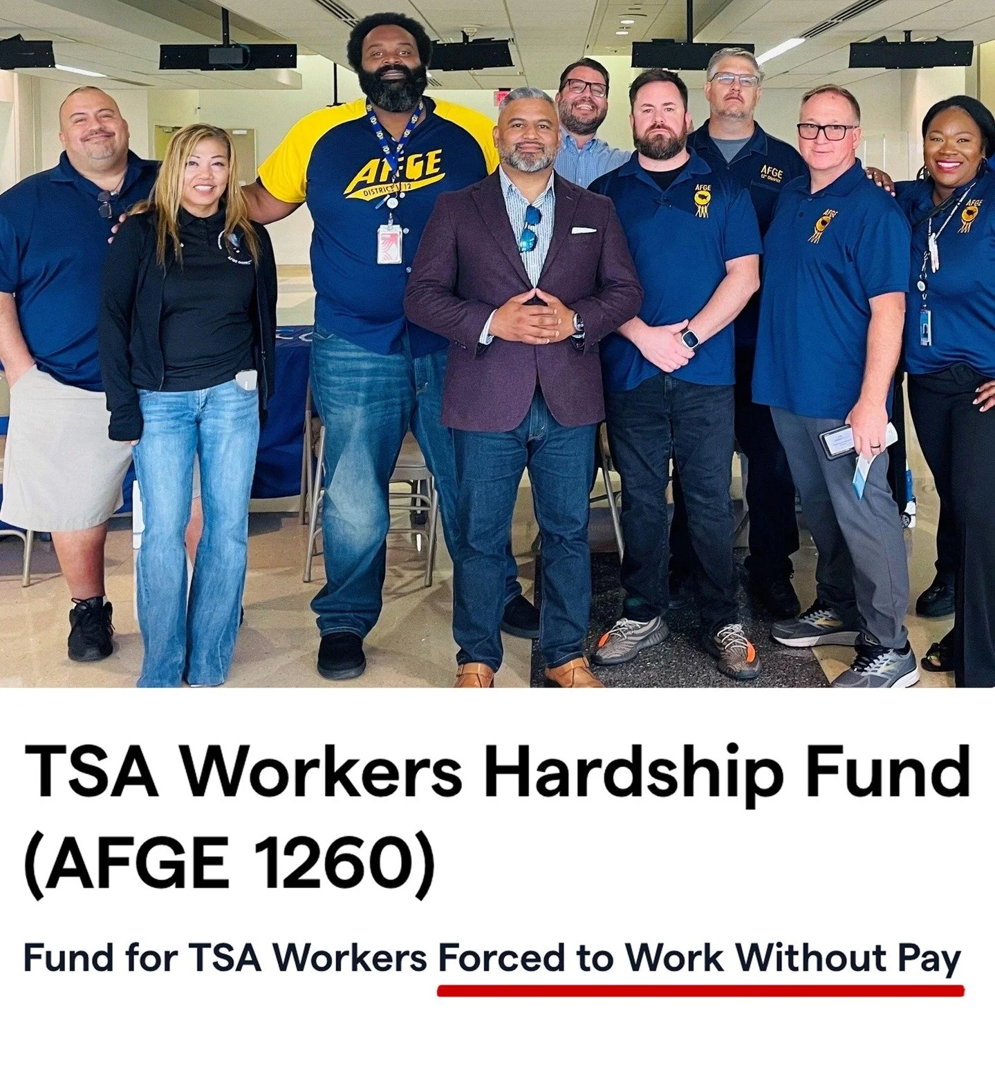 While political elites continue to hold our government hostage, TSA officers are being forced to work without a paycheck. These essential workers, who keep our skies safe, are now facing impossible choices between rent, groceries, healthcare, and chi