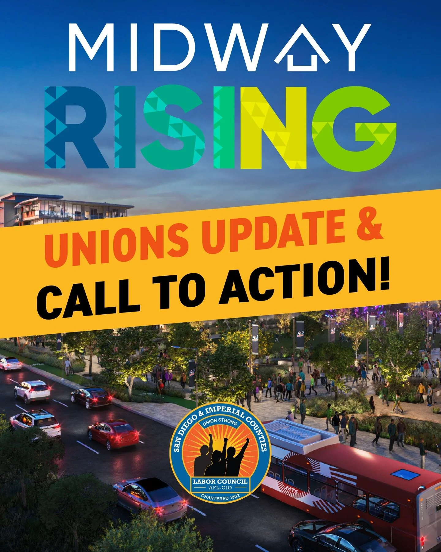 Hello, Sisters, Brothers, Siblings, Family,
Last week, California’s Fourth District Court of Appeal reinstated the 30 ft height limit within San Diego’s Midway District planning area. 
However, even with this ruling in place and the hei