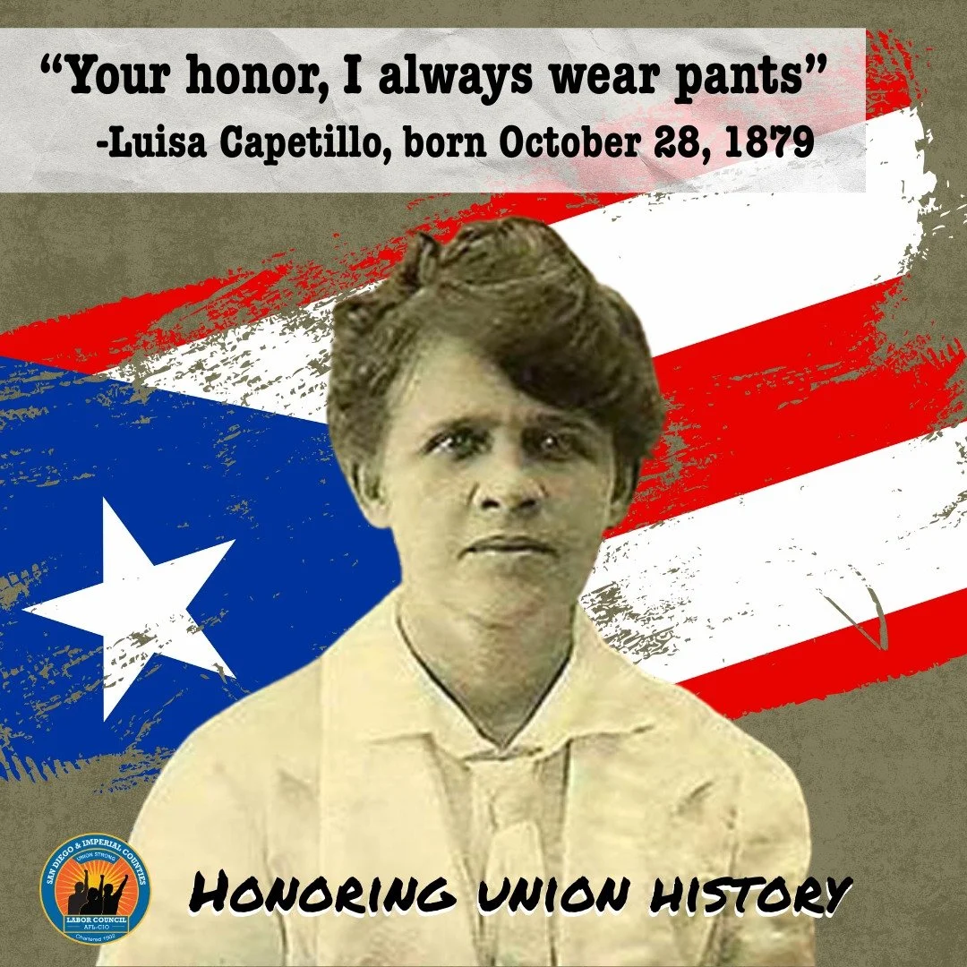 &ldquo;Your Honor, I always wear pants.&rdquo;

That's how radical labor organizer, feminist and anarchist Luisa Capetillo began her defense in 1915. Her crime? Wearing pants in public.
 
Luisa Capetillo was born in Arecibo, Puerto Rico. Sugar and to