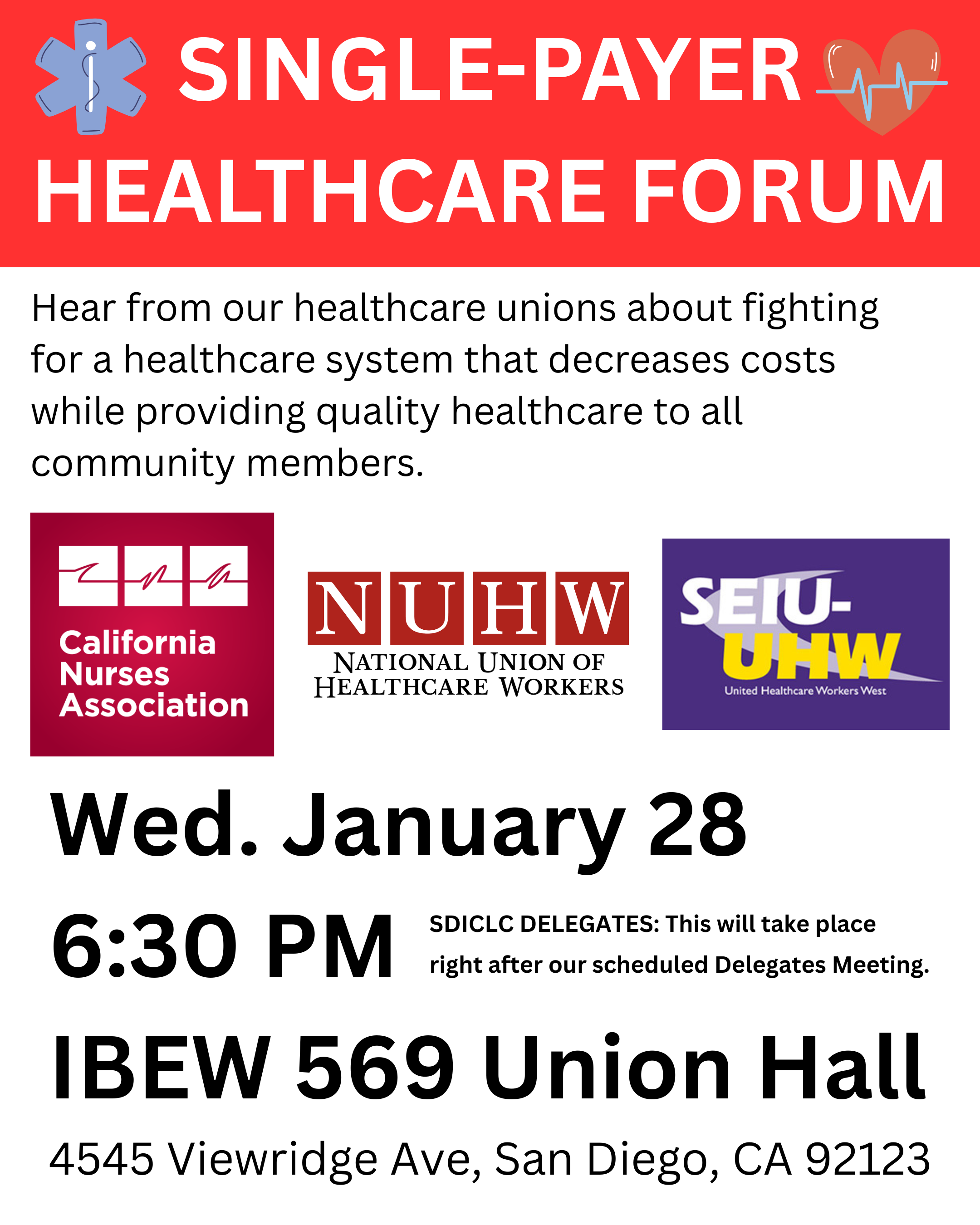 Single-Payer Healthcare Forum