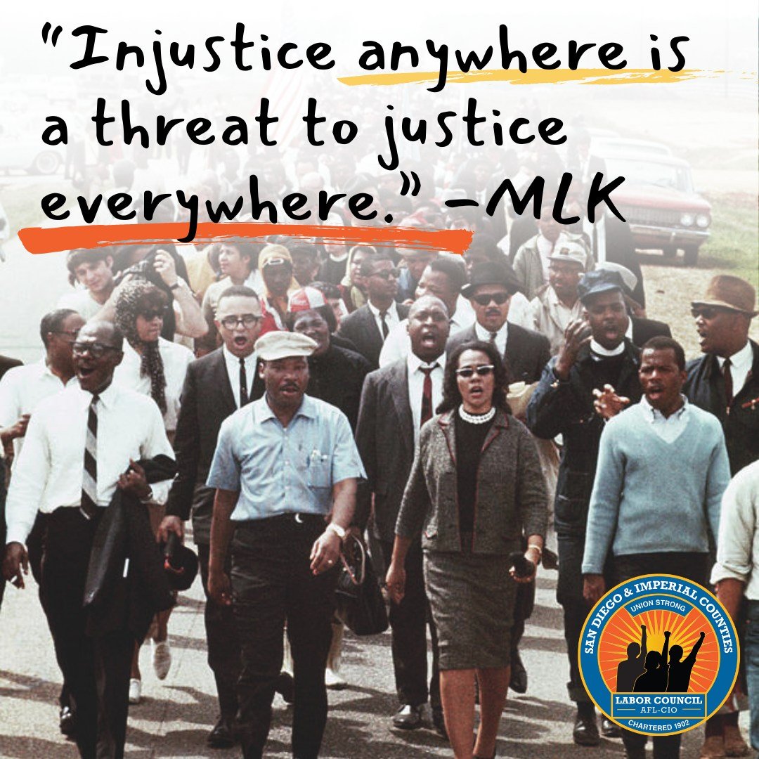 "Injustice anywhere is a threat to justice everywhere." Dr. King wrote those words from solitary confinement in Birmingham, Alabama, in April 1963.

Birmingham had passed a law&mdash;designed to stop Civil Rights organizing&mdash;that banne