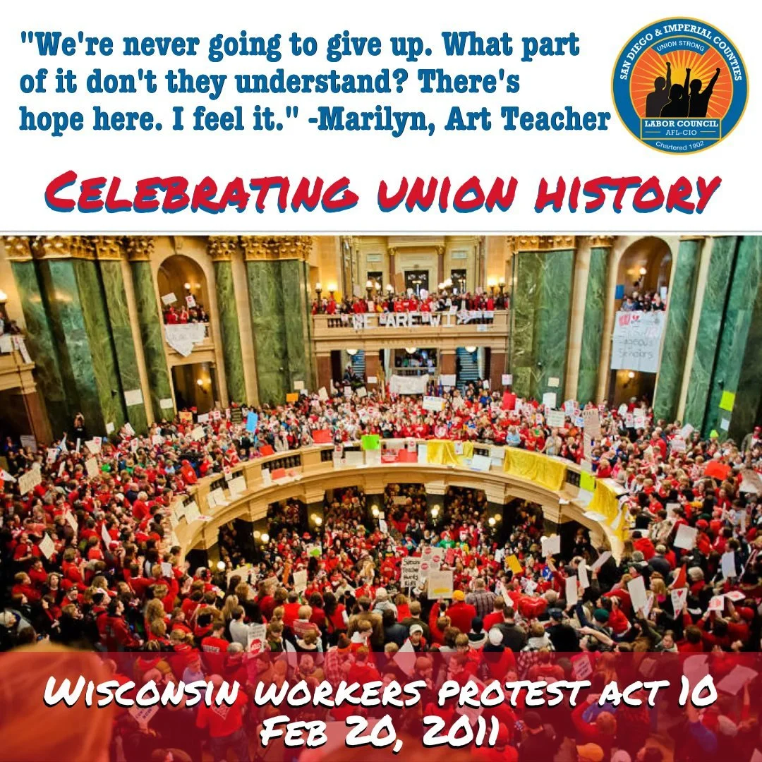 When Republicans swept into power in Wisconsin and across the United States in 2011, union workers were at the top of their target list. 

America was in the depths of the Great Recession. After Wall Street greed crashed our economy, Republicans and 