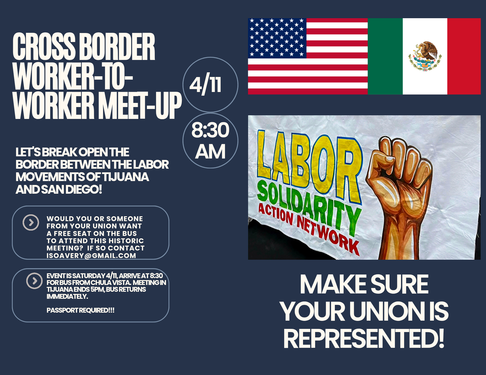 Cross Border Worker-to-Worker Meet-Up w/ LSAN