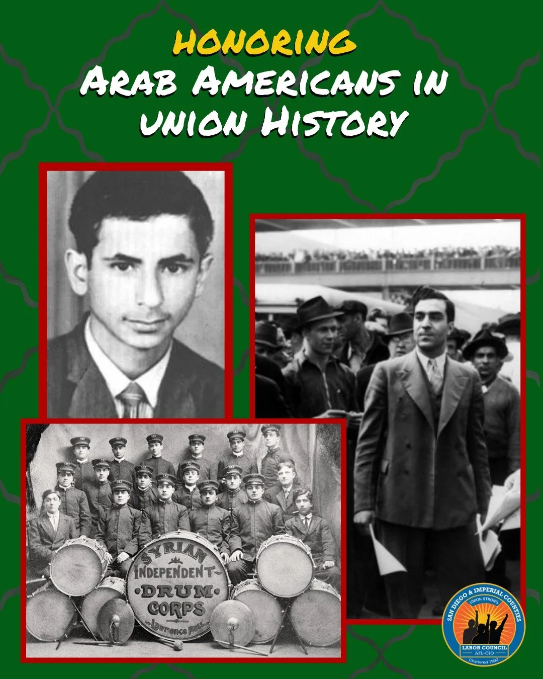 Throughout April, we celebrate Arab American Heritage Month to honor the contributions of Arab Americans to our country.

Between 1870 and 1924, a wave of Arab immigrants arrived largely from Syria, Lebanon, Jordan and the Palestinian territories. Ma