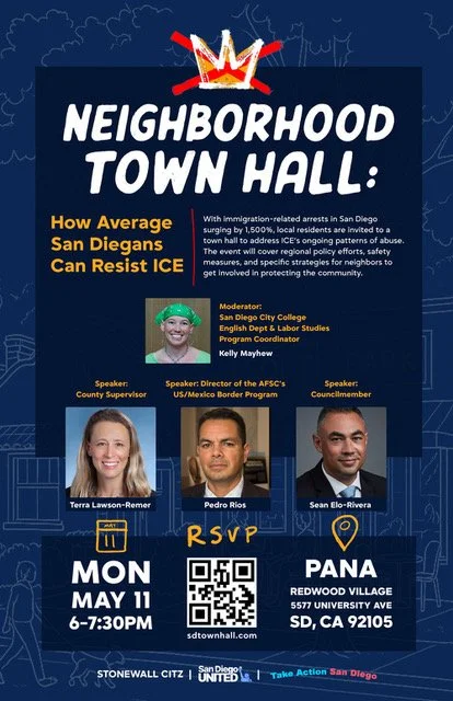 Neighborhood Town Hall: How Average San Diegans Can Resist ICE