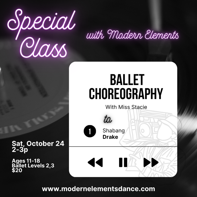Special Ballet Choreography Class!