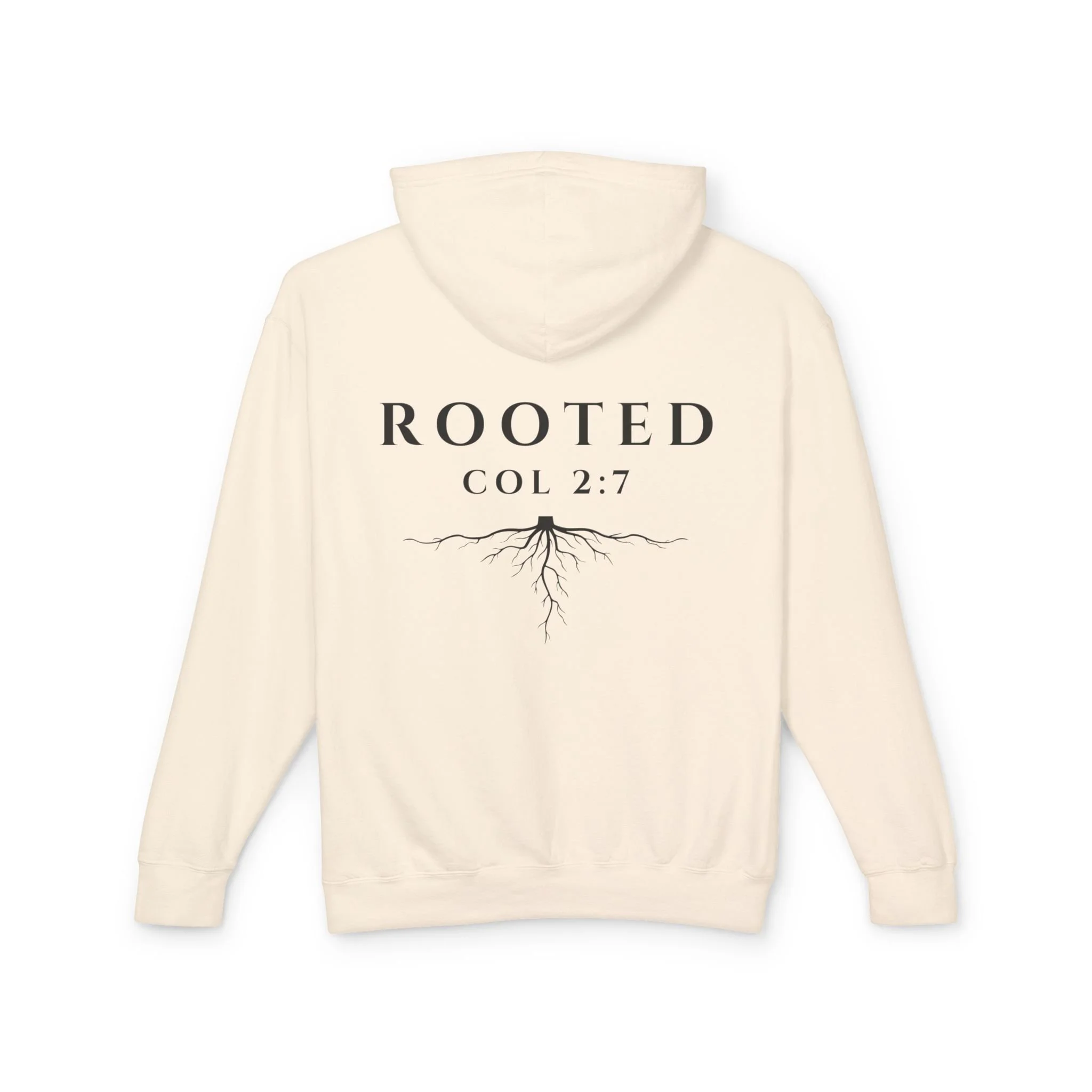 YANA Logo "Rooted" Hoodie — 100% Cotton Soft Lightweight Sweatshirt