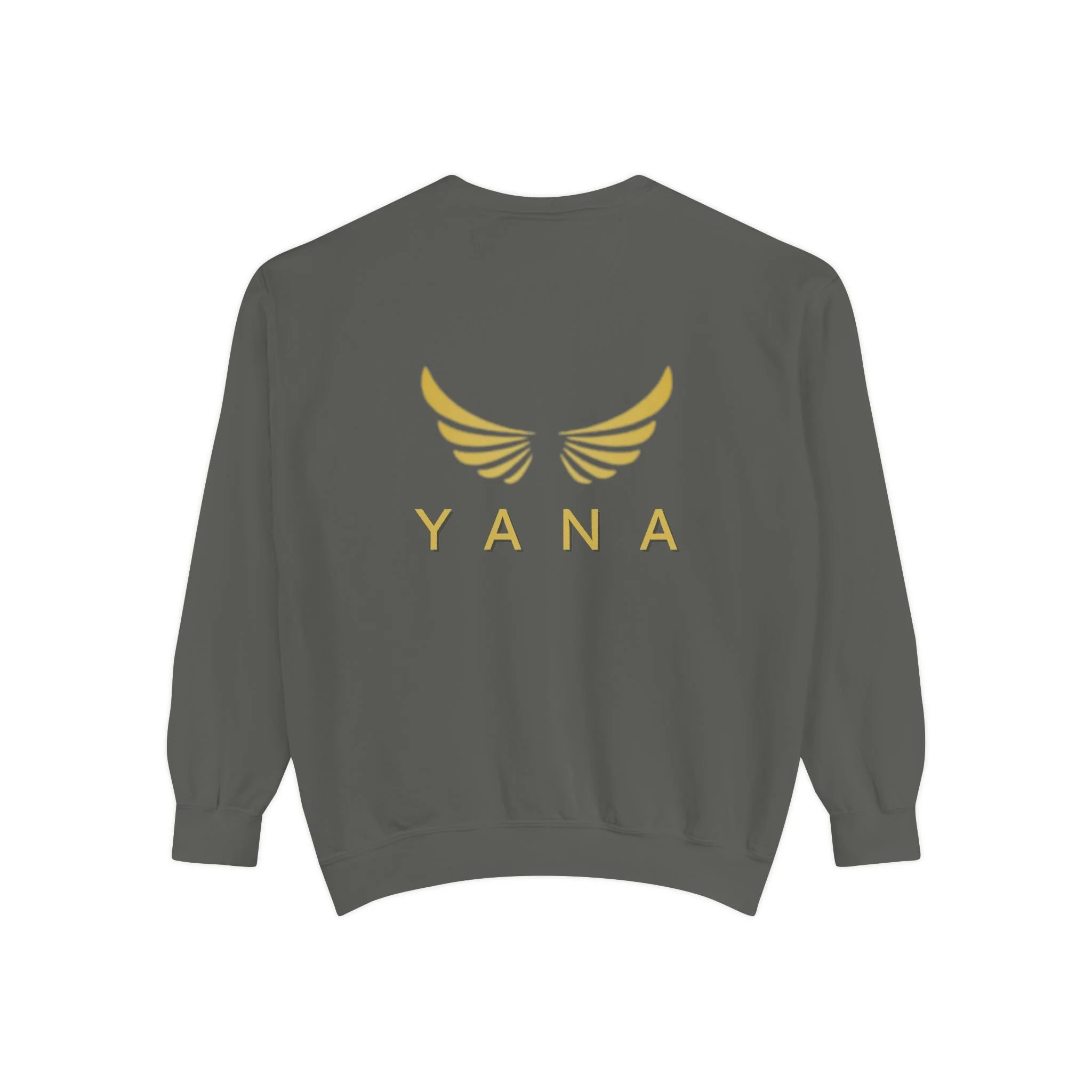 YANA Sweatshirt —YANA Logo Unisex Garment-Dyed Crewneck