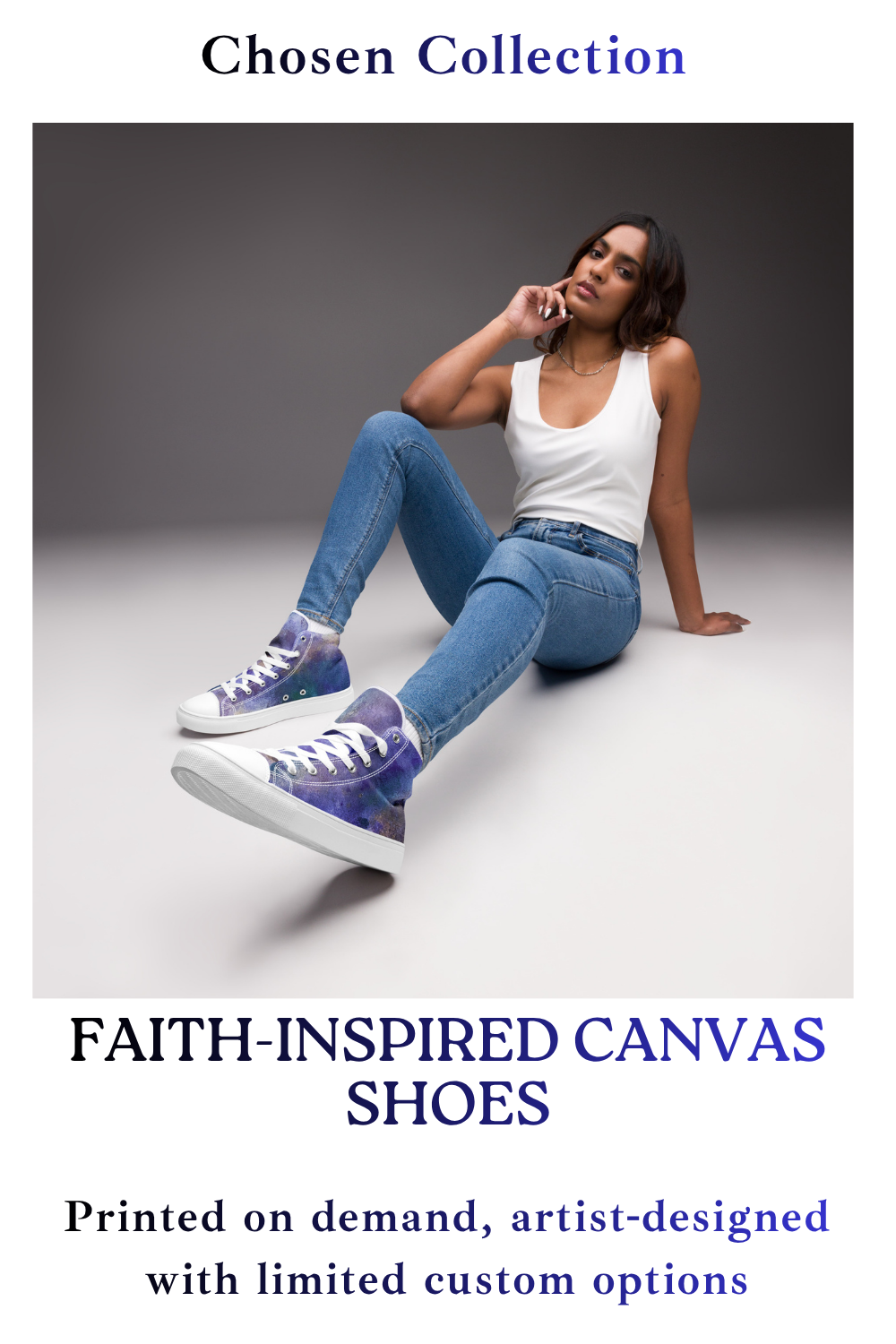 Royal Elegance - Women's Canvas High-tops