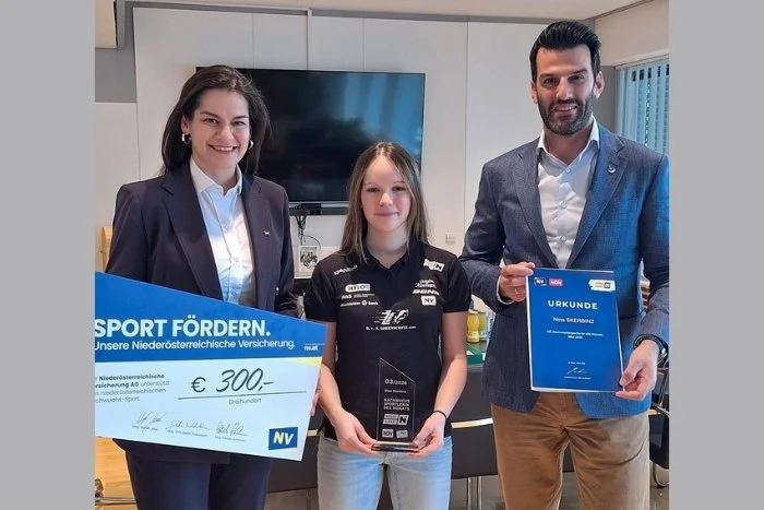 NÖ Nachwuchssportlerin des Monats: Nina Skerbinz in St. Pölten ausgezeichnet