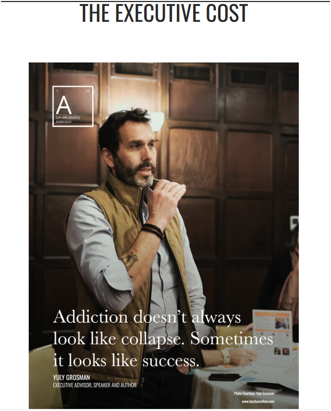 THE EXECUTIVE COST             Addiction Behind the Scenes  Personal Story by Yuly Grosman