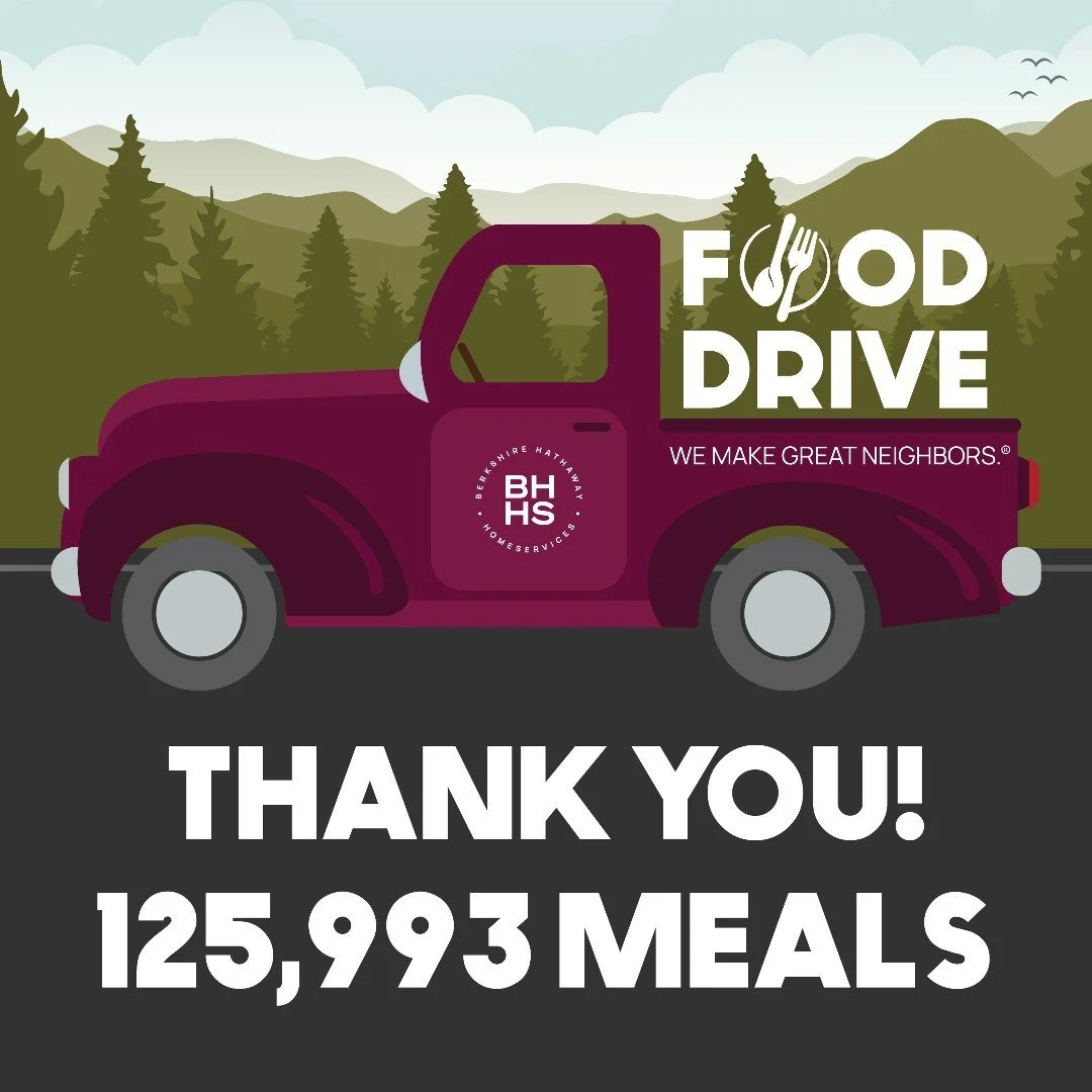 We are proud to announce that we contributed 125,993 meals to our local food banks in #NorthCarolina! Thank you to all who participated in our annual Fall Food Drive. Your unwavering dedication to helping our neighbors in need is unmatched. ❤️ 

#BHH