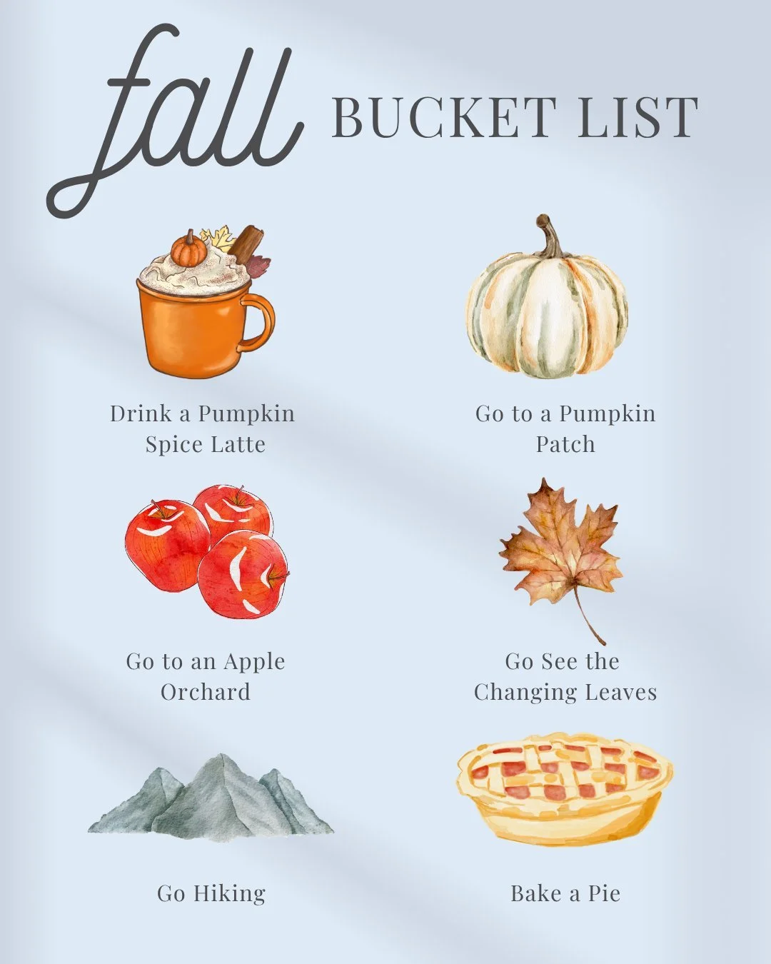 Now that fall is officially here, it is time to soak in all of the fun fall activities before everyone is suddenly in holiday mode.

I had my first PSL yesterday (and it was SO good - shoutout Middle Child), last weekend I literally started the day w