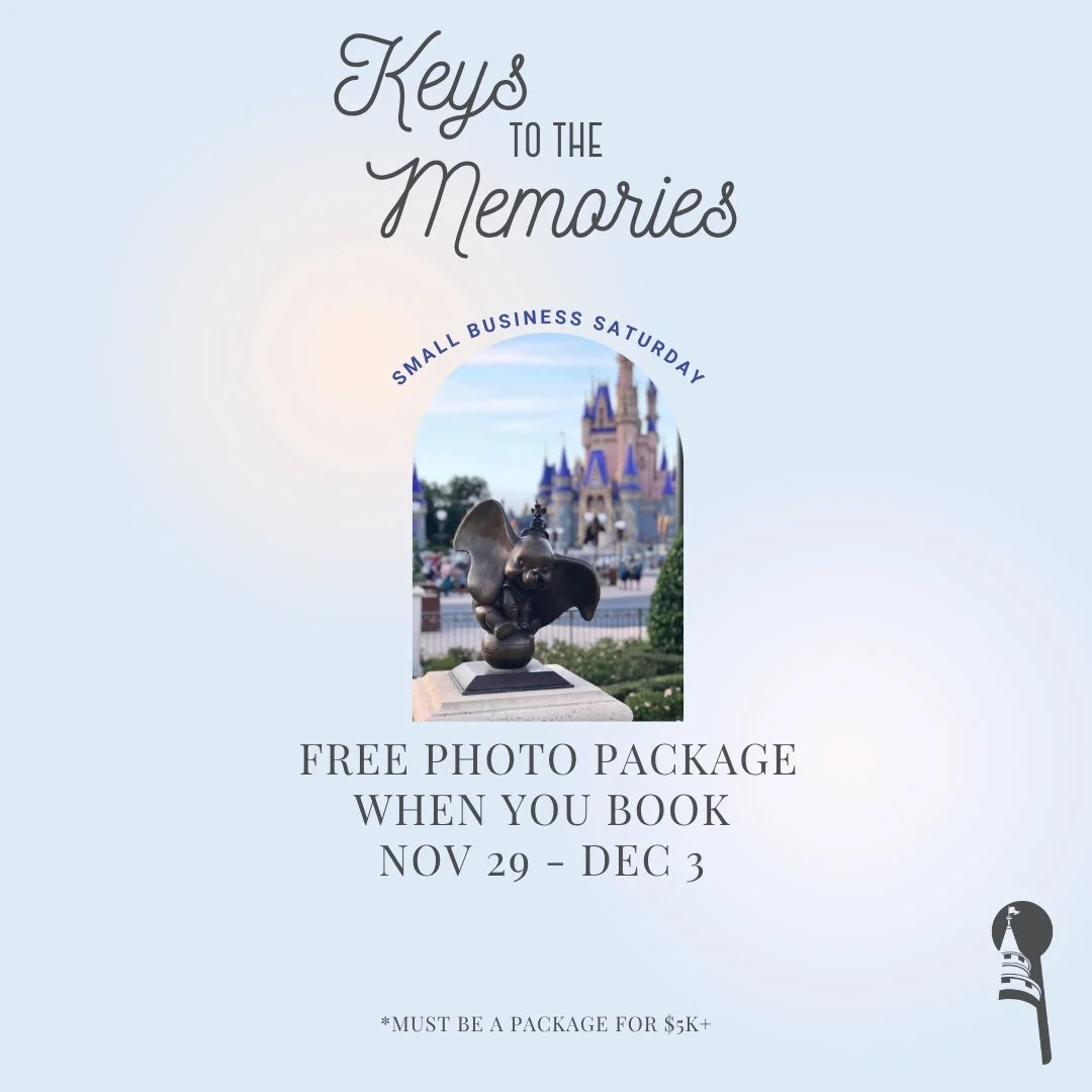 🎉 Happy Small Business Saturday! 🎉 I'm so grateful for your support, and KTTC wants to give back with something special this holiday season. 🌟

From November 29 through December 3, 2025, book a trip to Walt Disney World or Disneyland with Keys to 