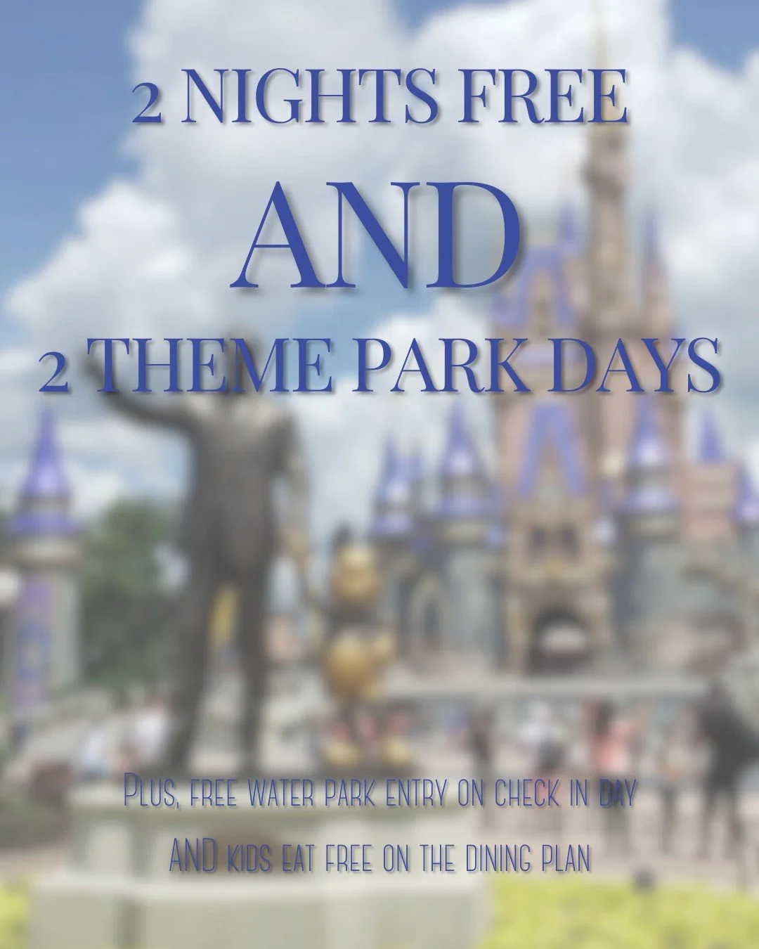 If you've been debating taking a trip to Walt Disney World, let this be your sign!! Disney released an amazing promotion this morning for guests traveling most nights between May 26 and September 15, 2026.

This summer, get two free nights AND theme 