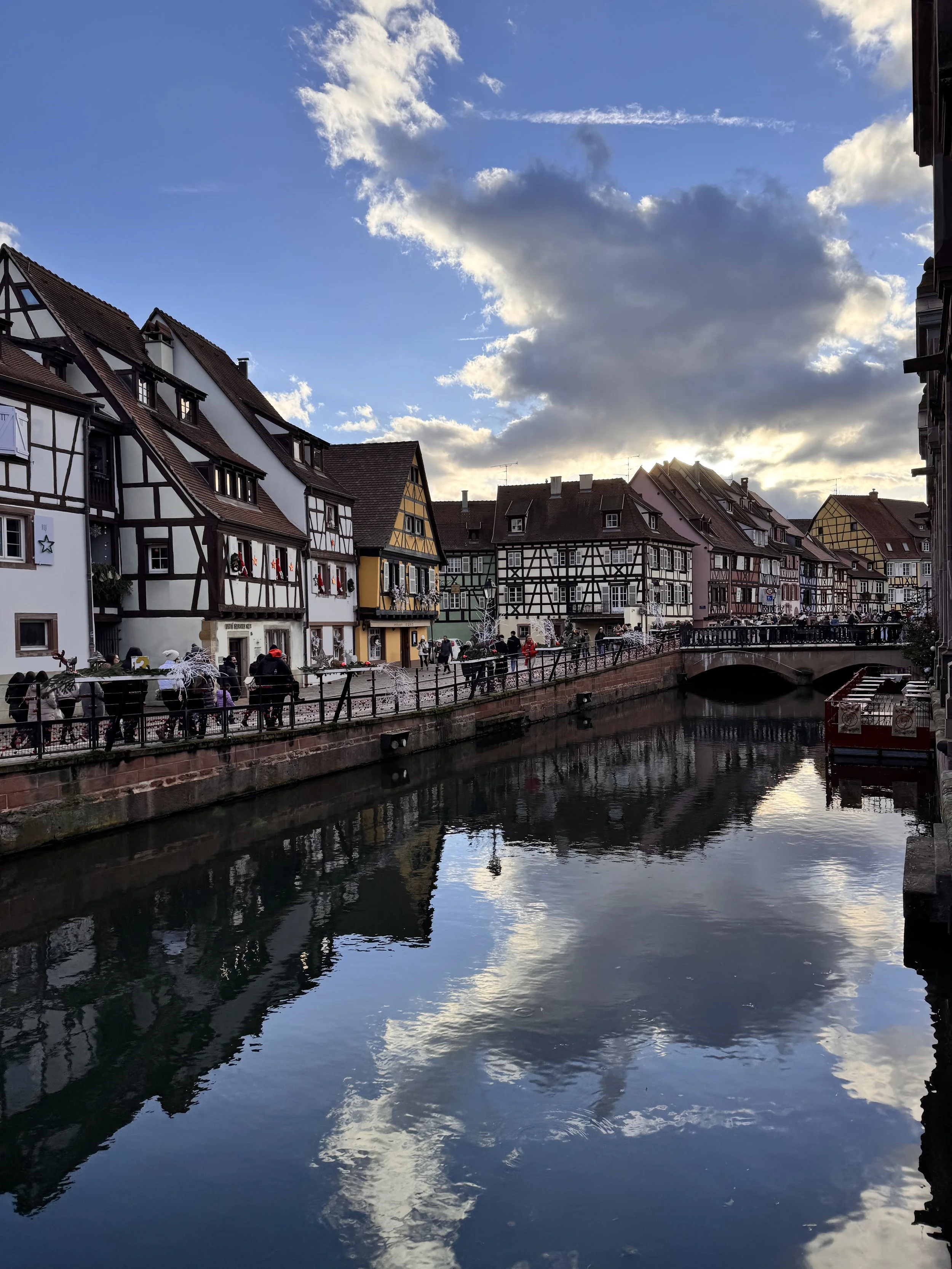 Houses along Lauch in Colmar, France