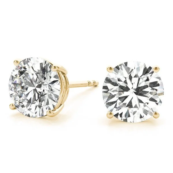 Lab Grown Diamond Stud Earrings Basket