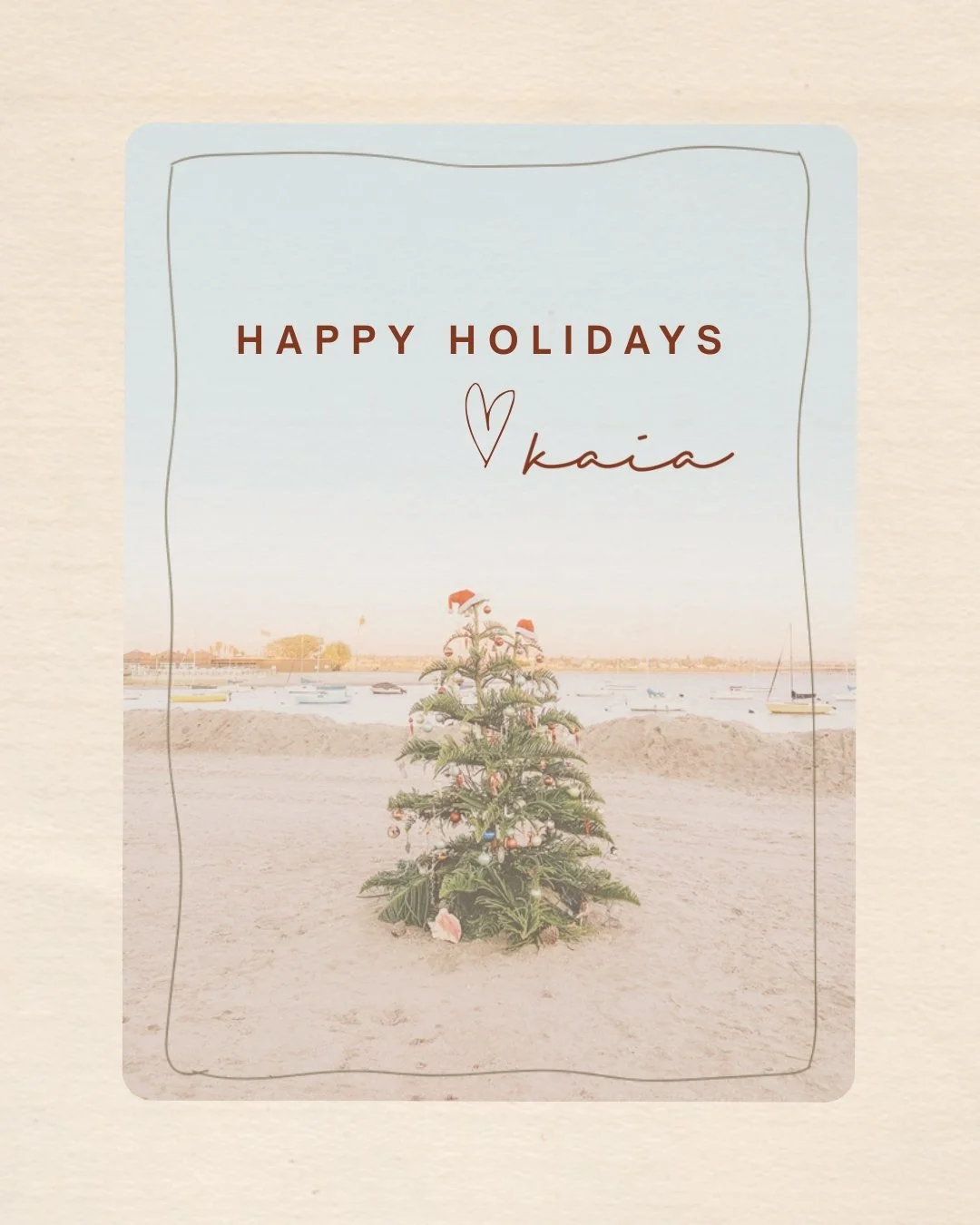 Happy holidays, from the Kaia family.
In the spirit of philoxenia, we&rsquo;re spending today with the people we call home.

Kaia is closed for Christmas.
We&rsquo;ll see you tomorrow at the Aegean in Boston&mdash;
and very soon, we&rsquo;ll be ringi