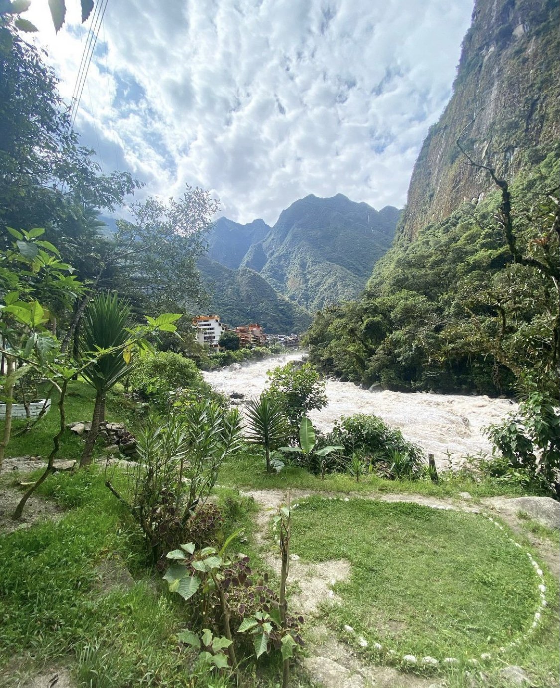 View on the way to Machu Picchu from Aguas Caliente.