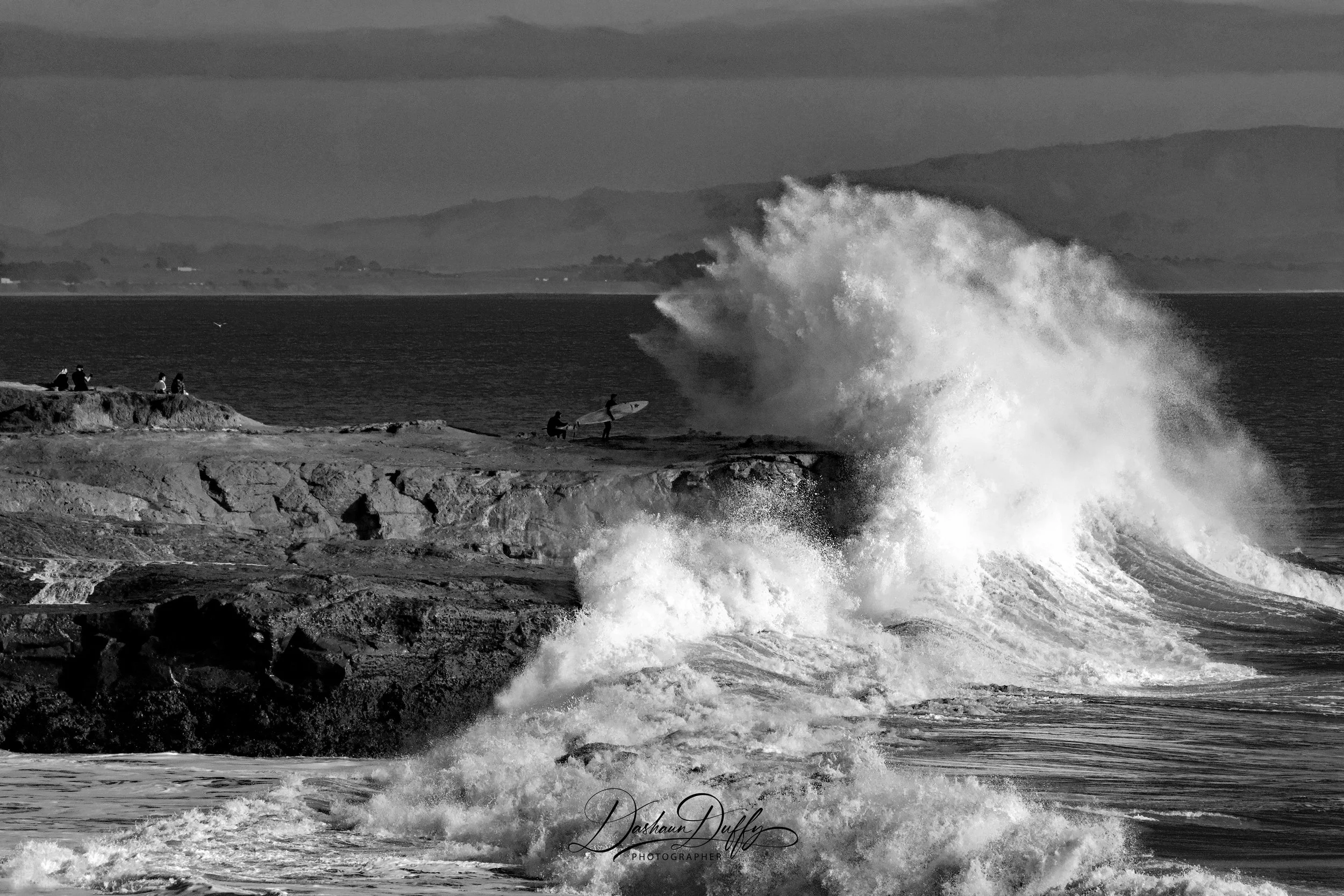 Santa Cruz wave crashing