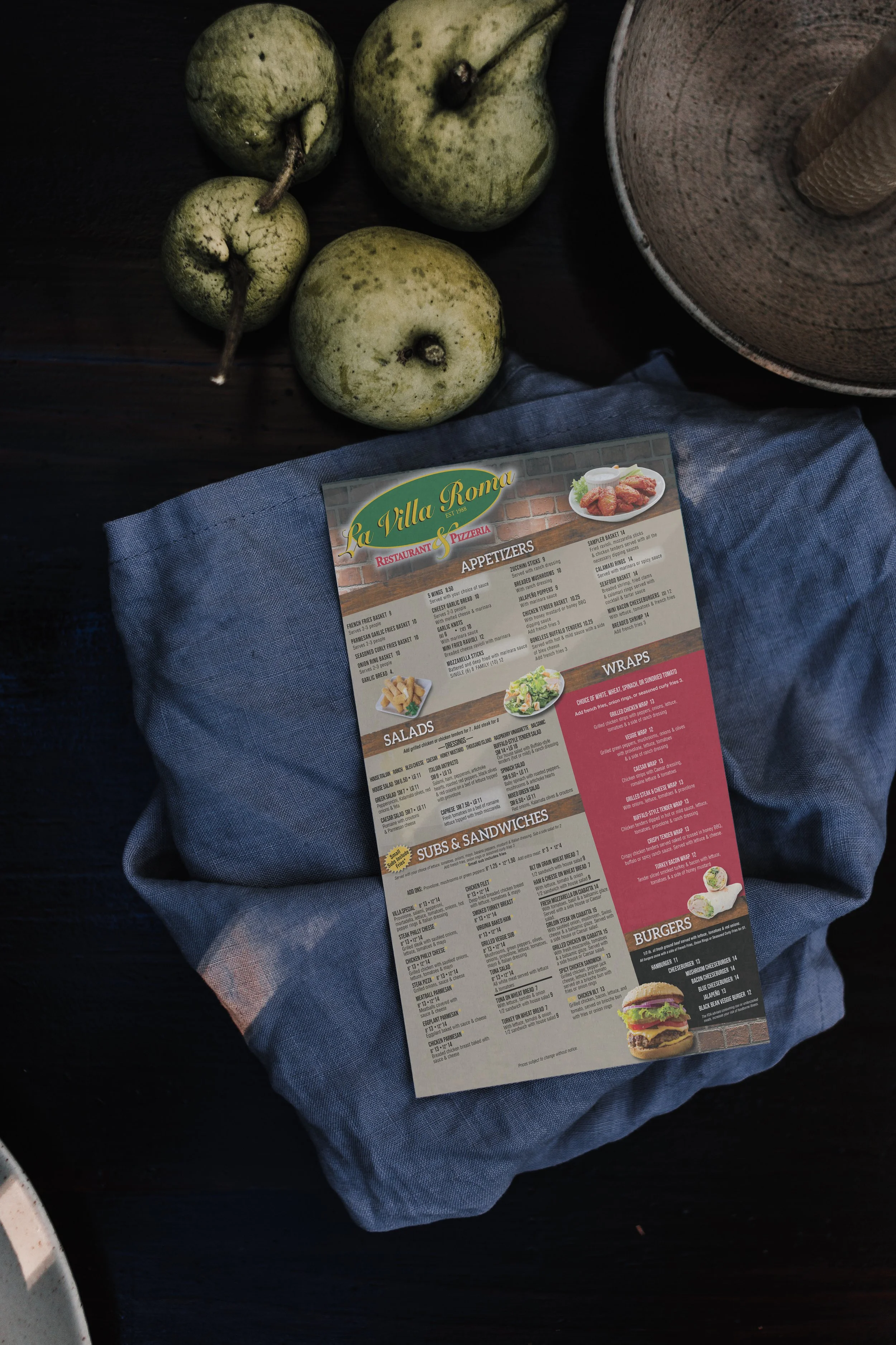 Menu/Menu Board Design
