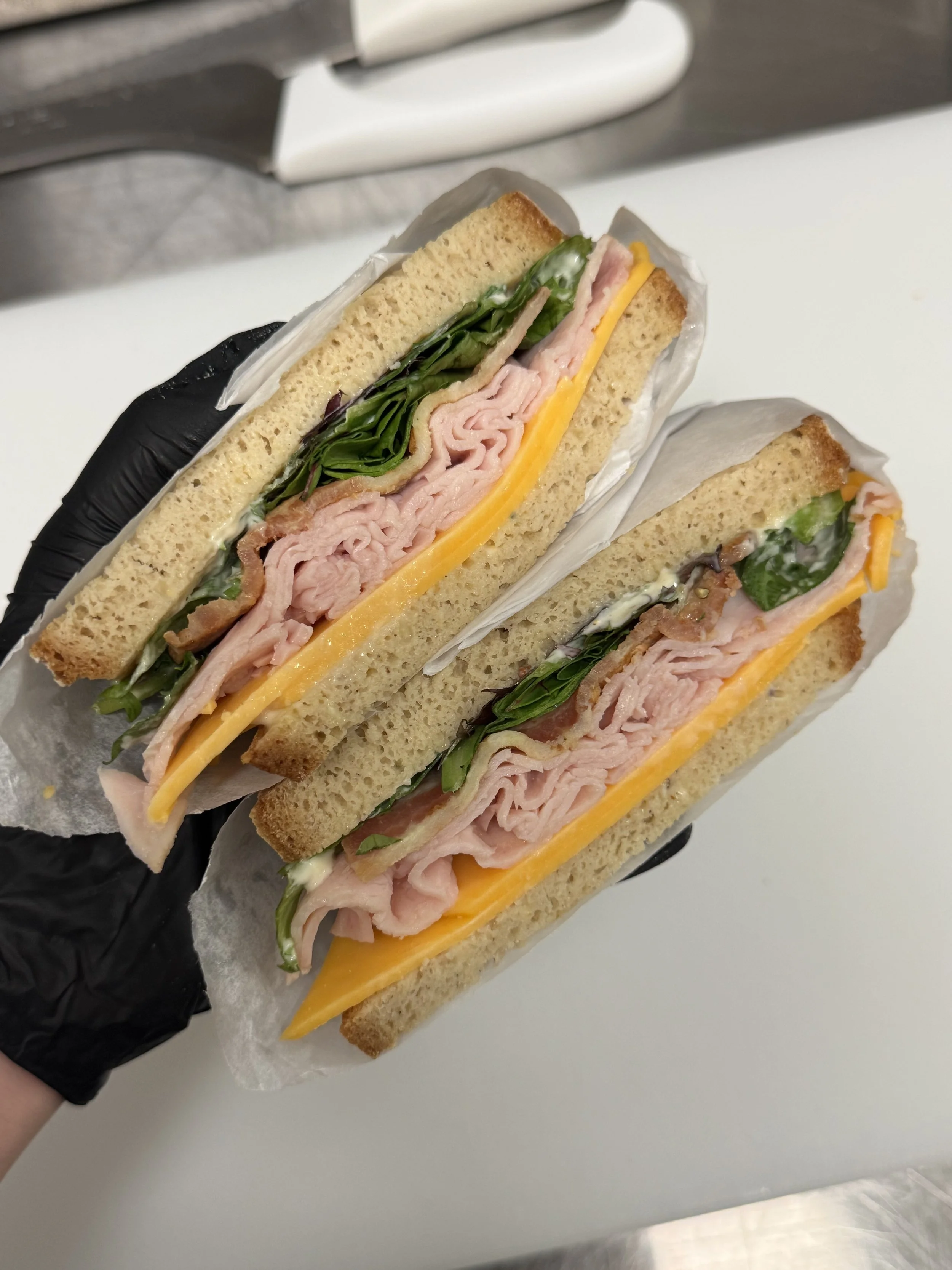 Turkey Bacon Cheddar Deli Sando