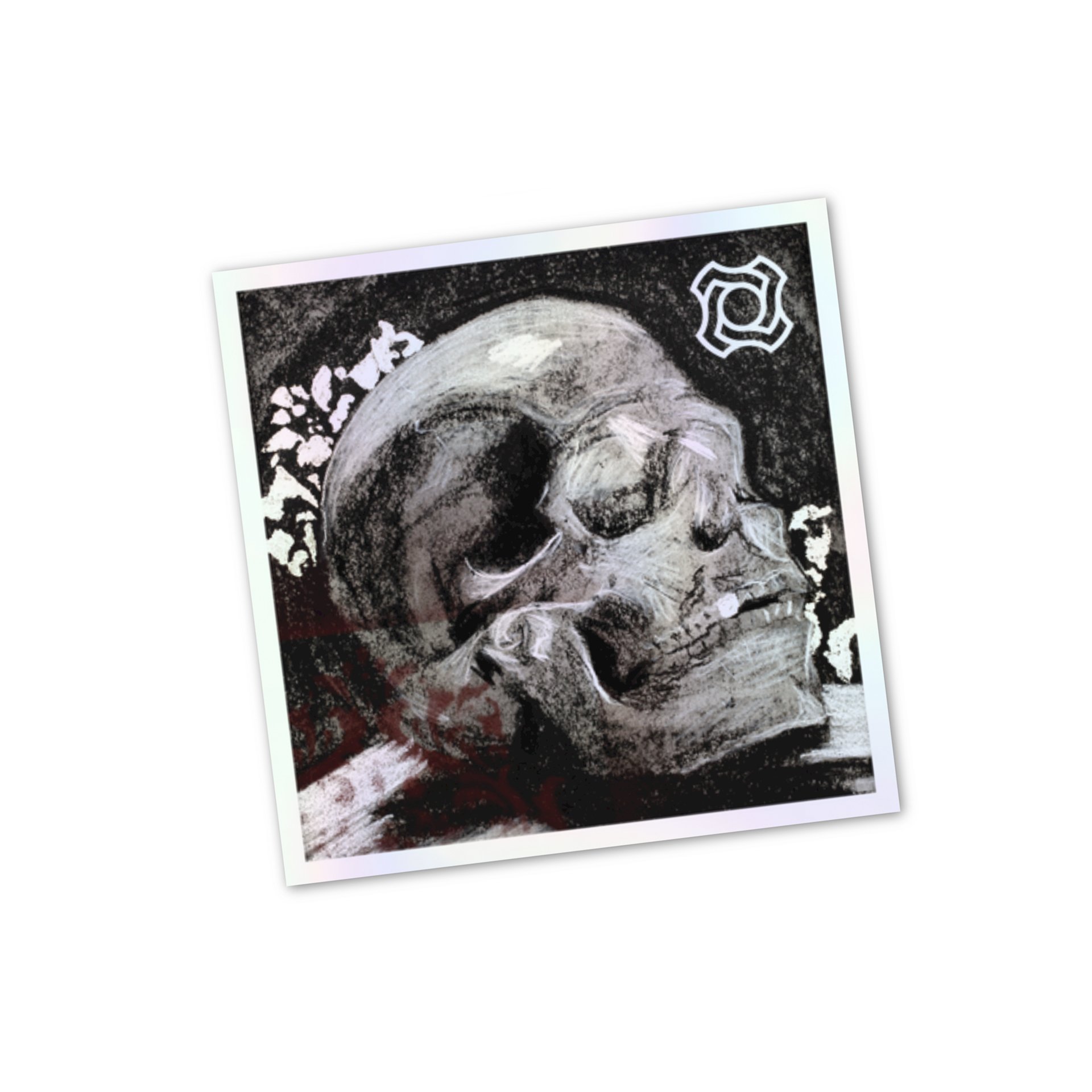 Study of a Skull Sticker