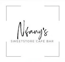 Logo for Ninary's Sweetstore Cafe Bar with black text on a white background.